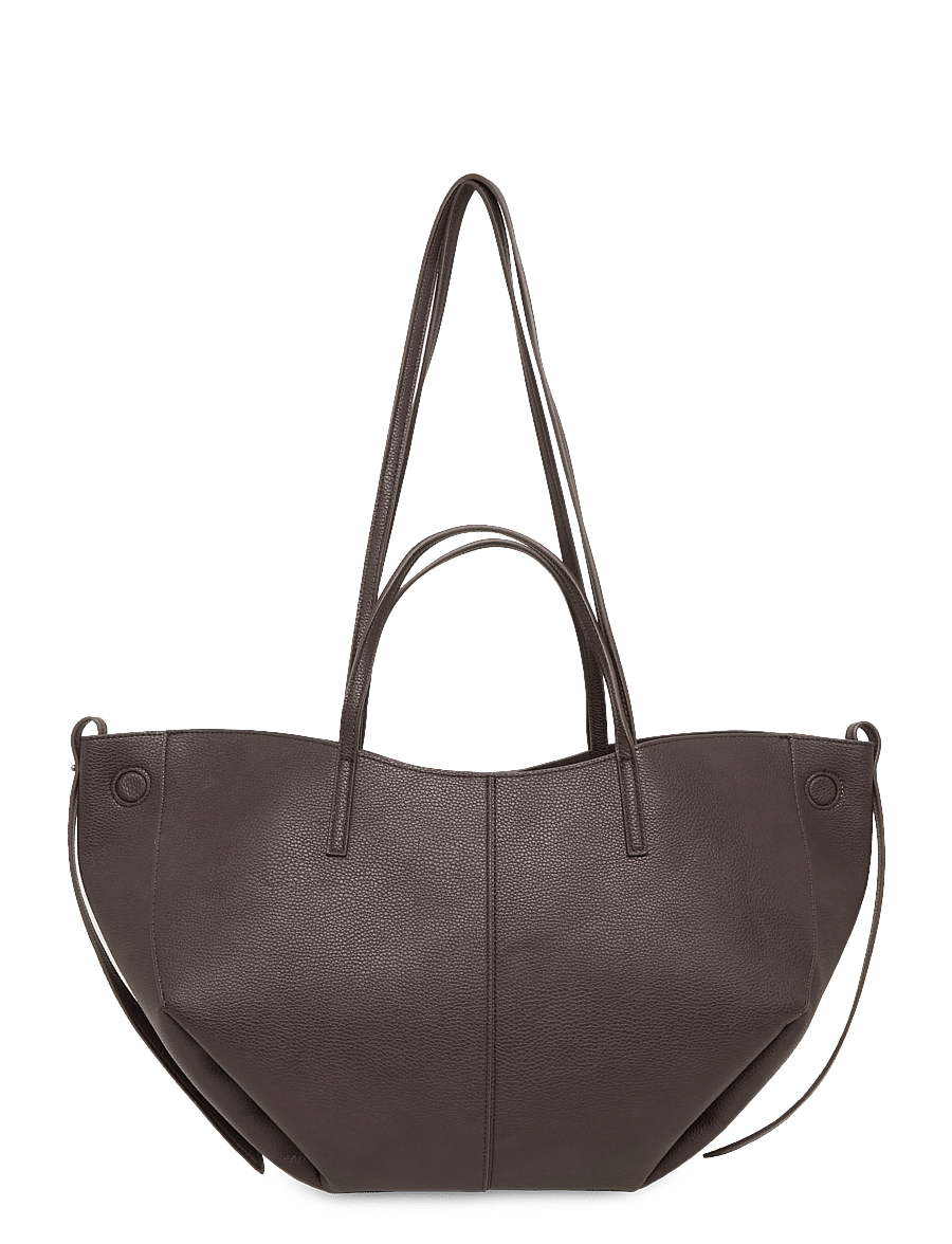 Gina Tricot - Detail strap tote bag - ostukotid - espresso brown - 1
