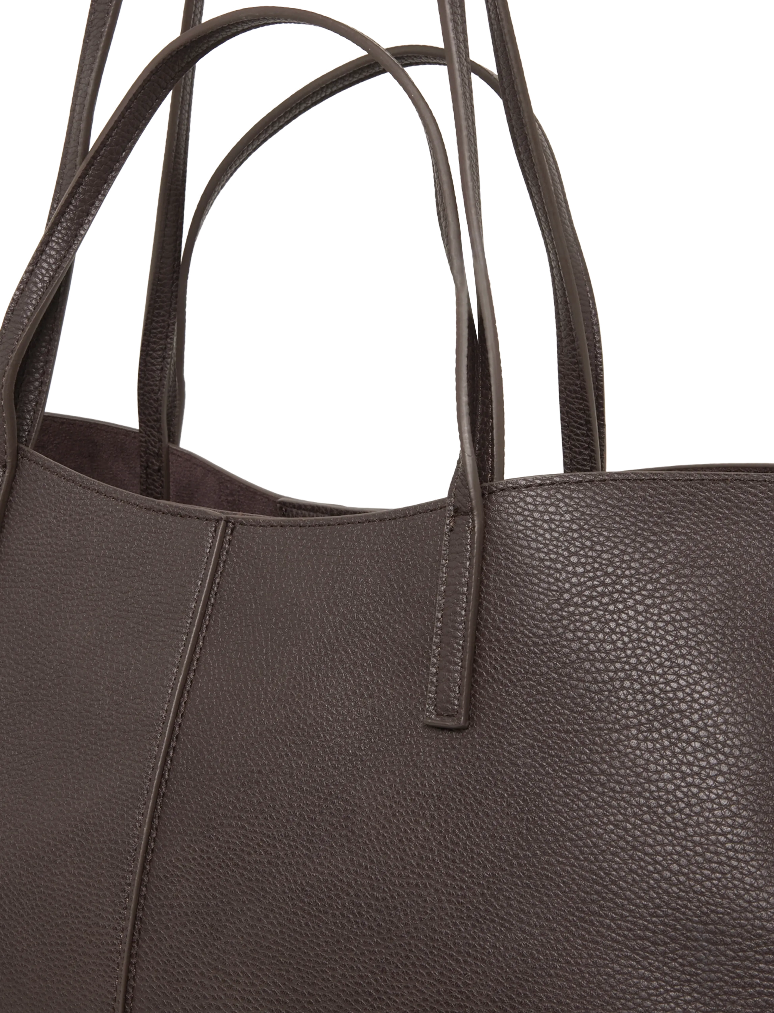 Gina Tricot - Detail strap tote bag - ostukotid - espresso brown - 2
