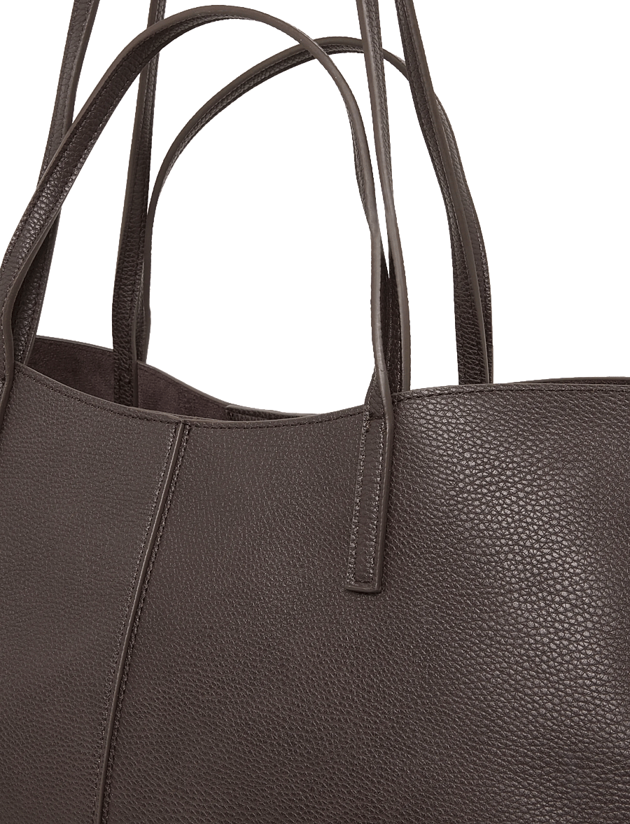 Gina Tricot - Detail strap tote bag - ostukotid - espresso brown - 2