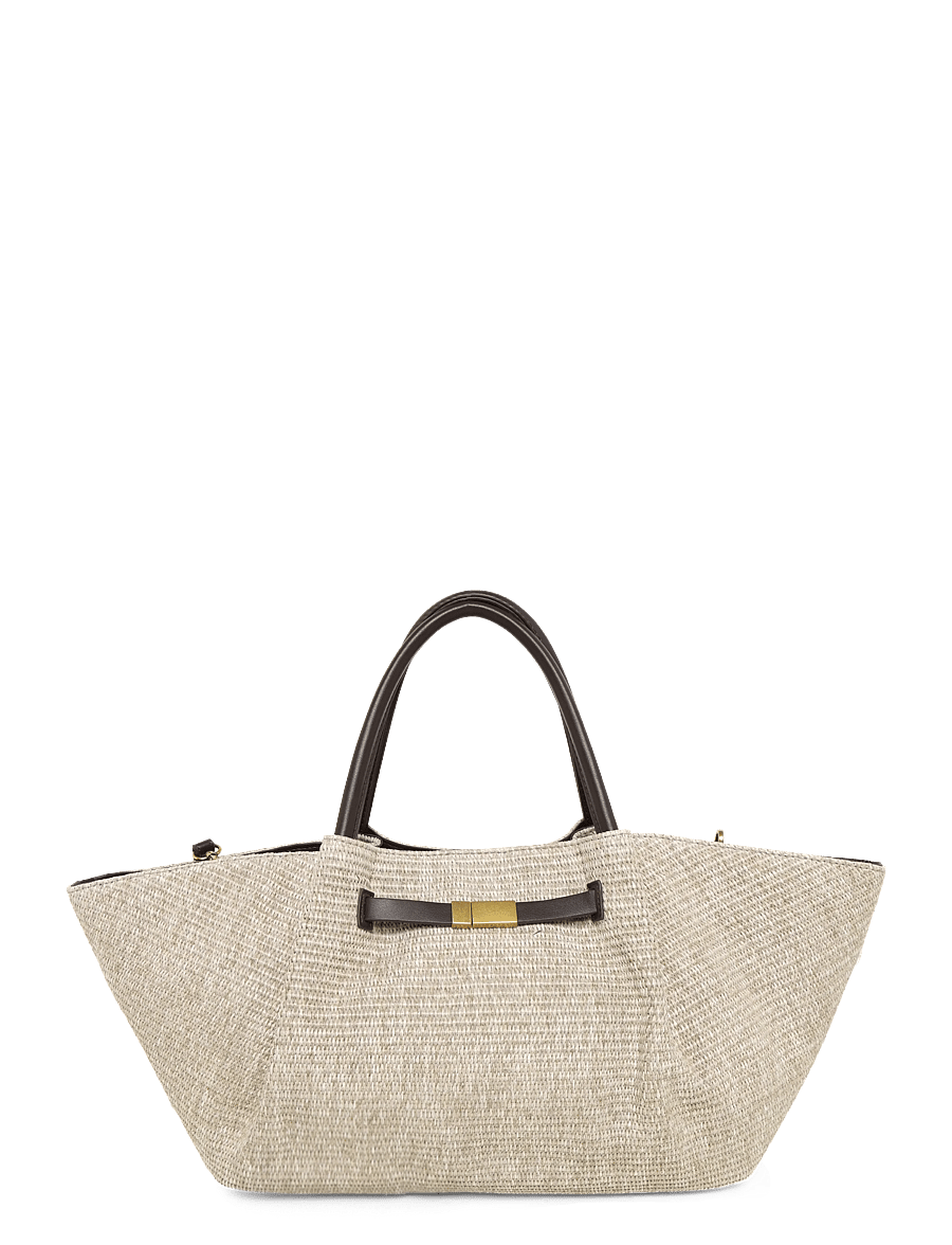 Gina Tricot - Structure strap tote bag - sand - 0