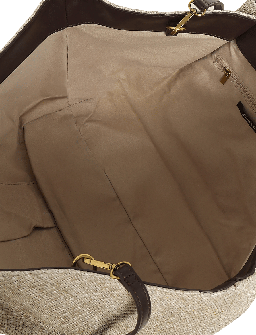 Gina Tricot - Structure strap tote bag - sand - 3
