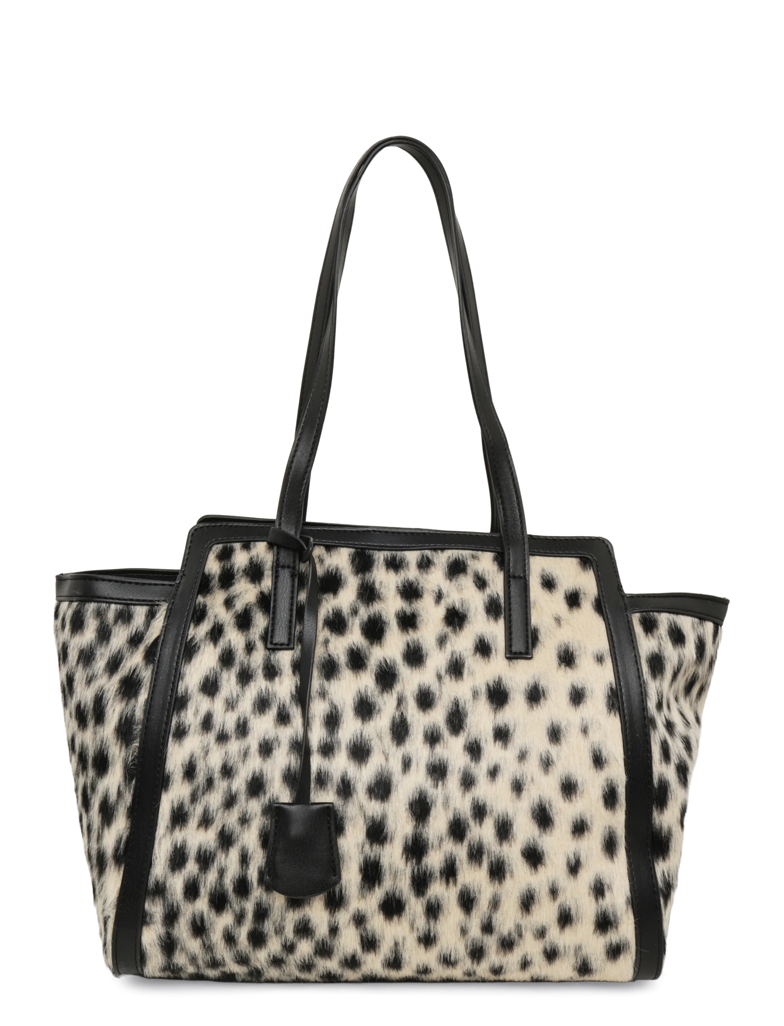 Gina Tricot Hair-on tote bag - Kotid - CHEETAH / cream