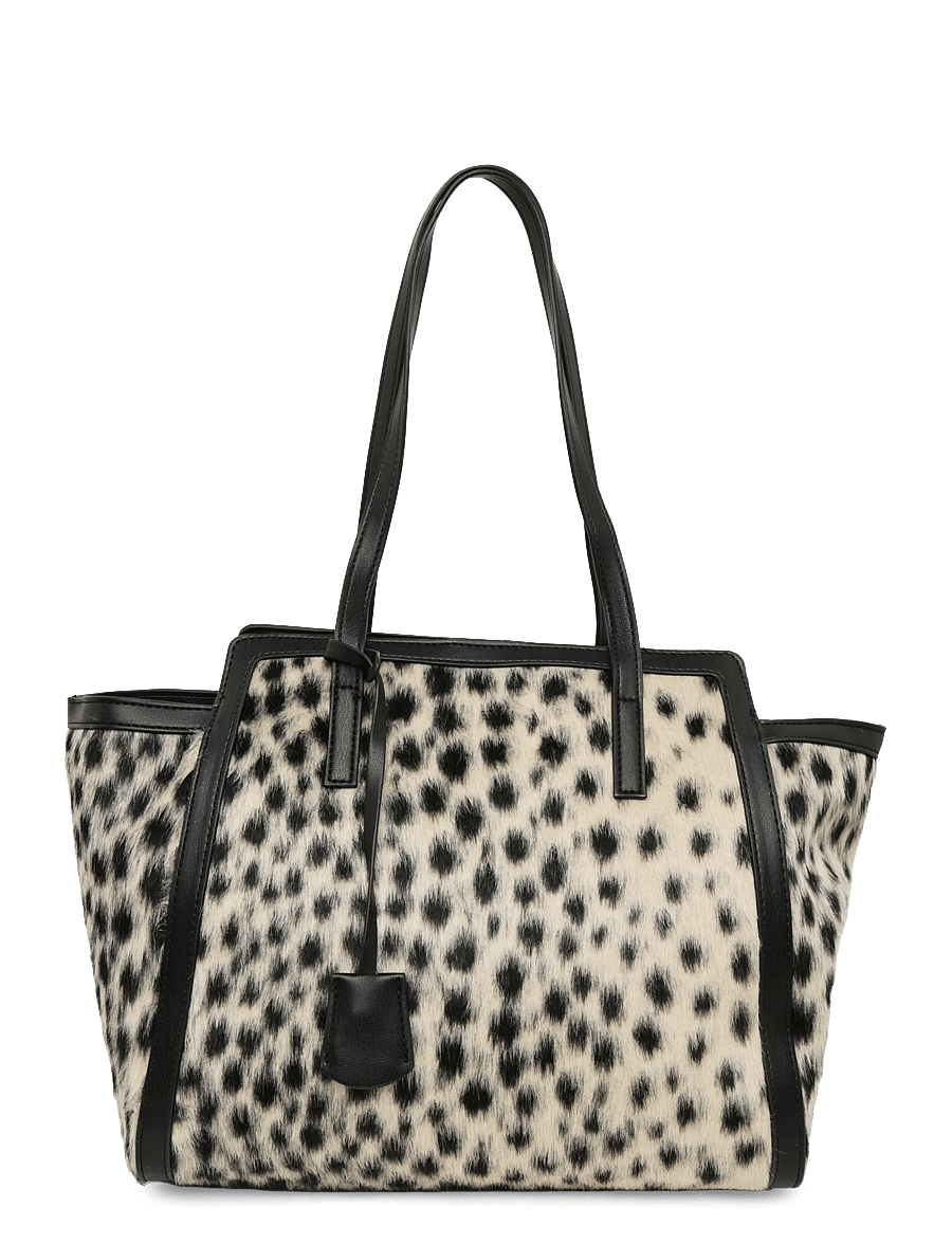 Gina Tricot - Hair-on tote bag - tote bags - cheetah - 0