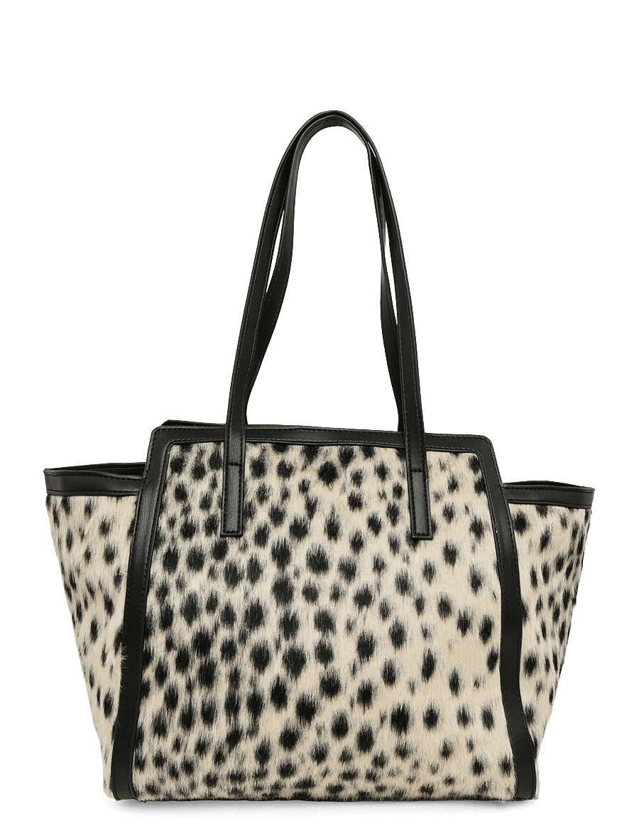 Gina Tricot - Hair-on tote bag - tote bags - cheetah - 1