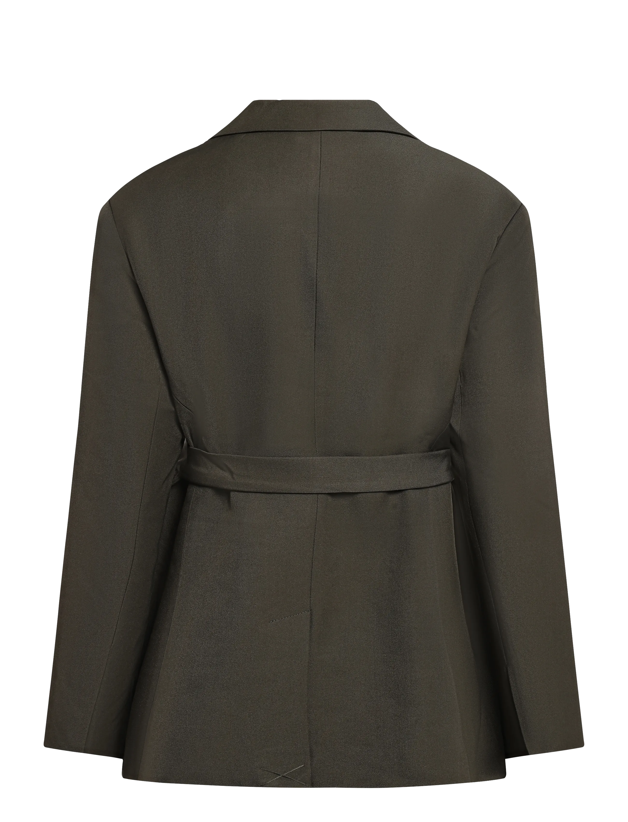 Gina Tricot - Shaped belted blazer - dark green (6049) - 1