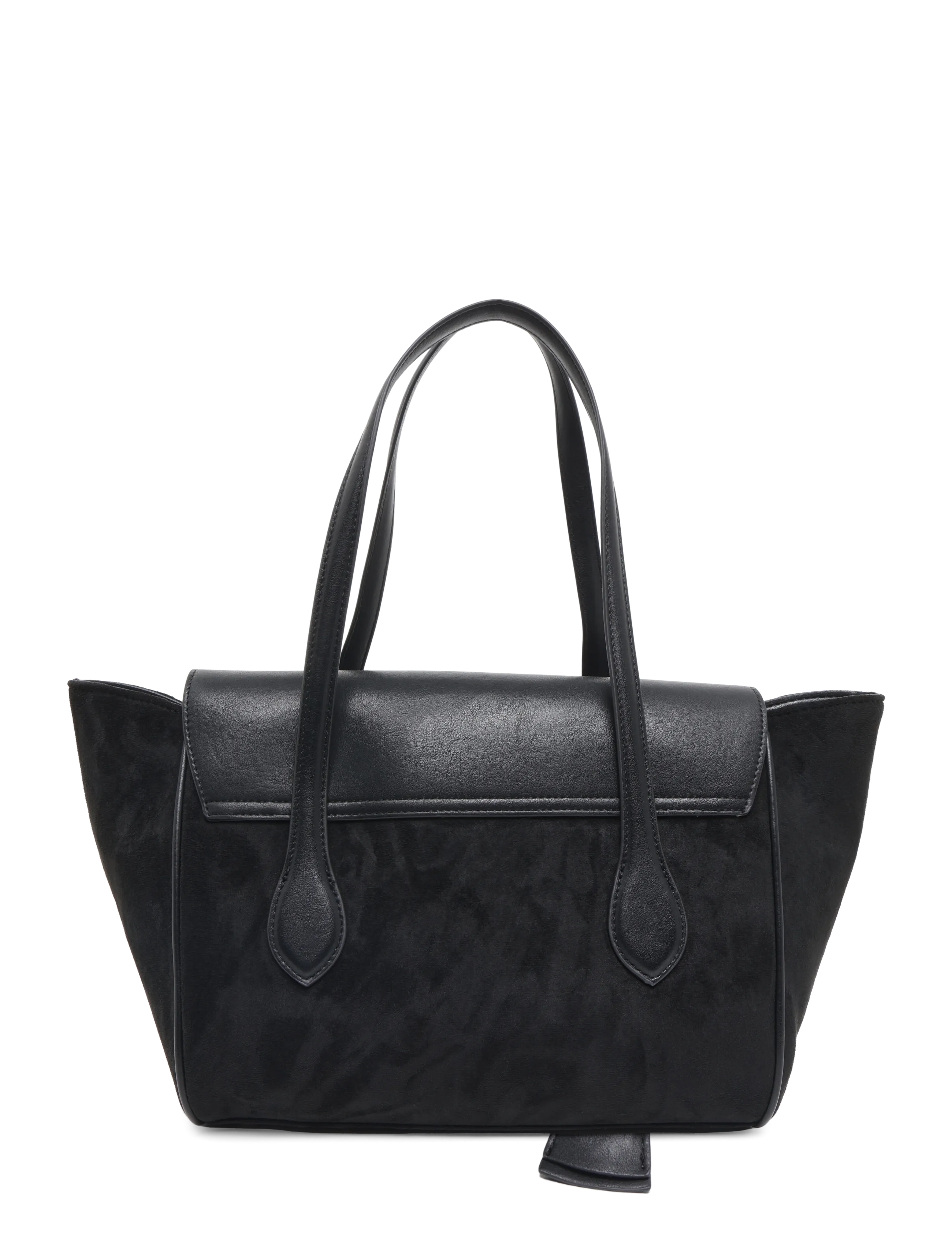 Gina Tricot - Flap tote bag - tote bags - black (9000) - 1