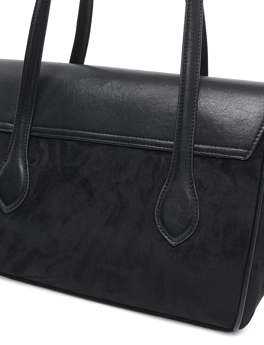 Gina Tricot - Flap tote bag - tote bags - black (9000) - 2