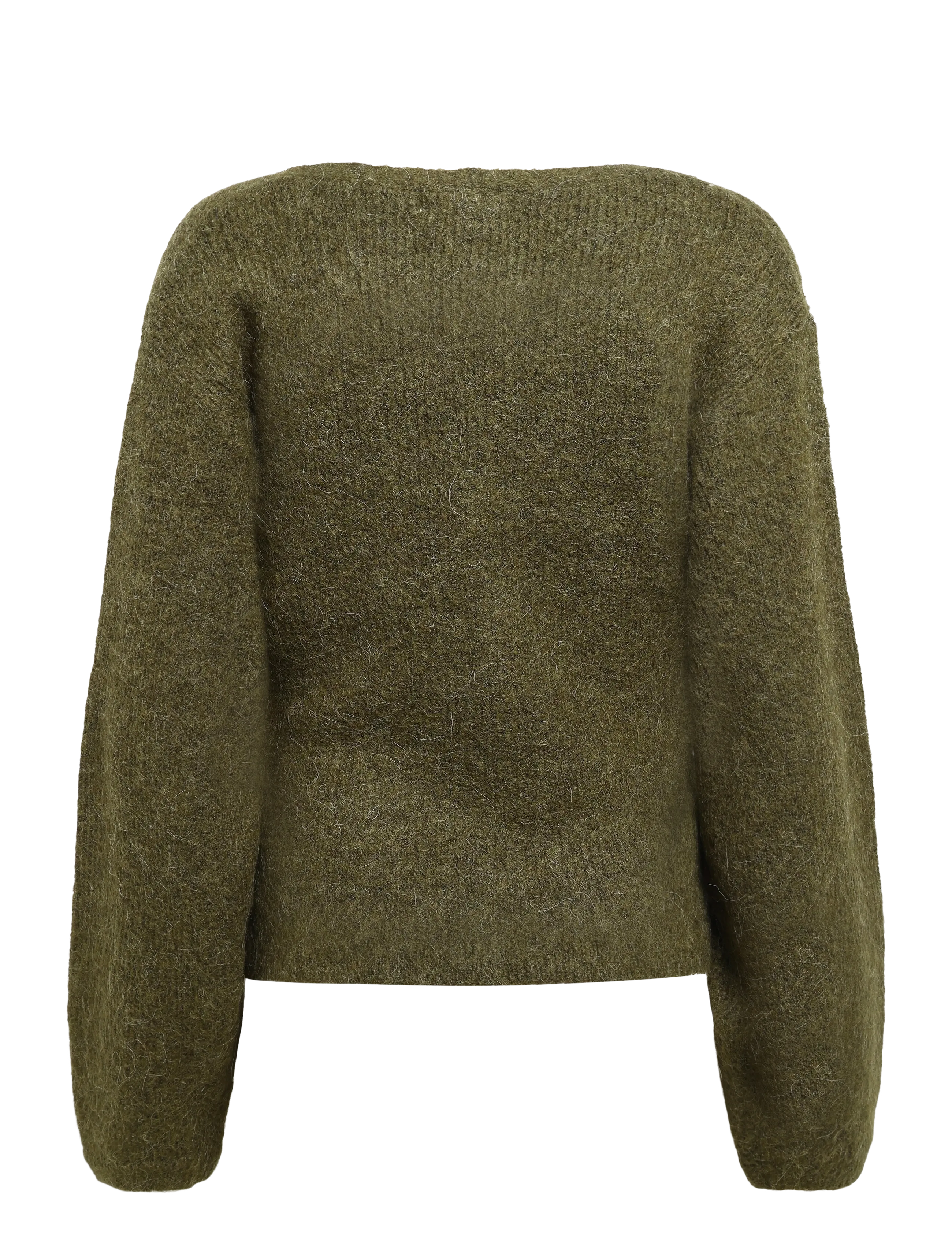 Gina Tricot - Knitted chunky cardigan - cardigans - dk green (6860) - 1