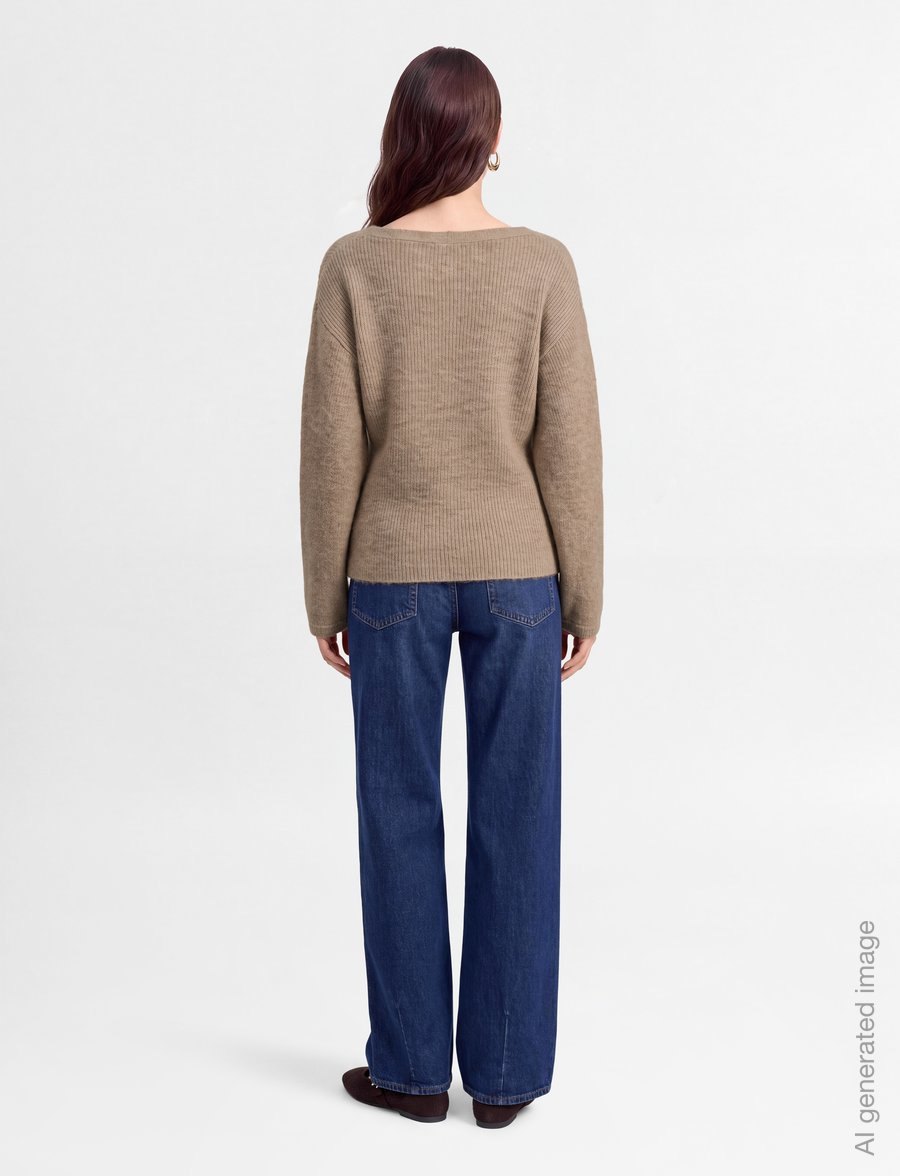 Gina Tricot - Knitted chunky cardigan - kardiganid - new camel (1538) - 4
