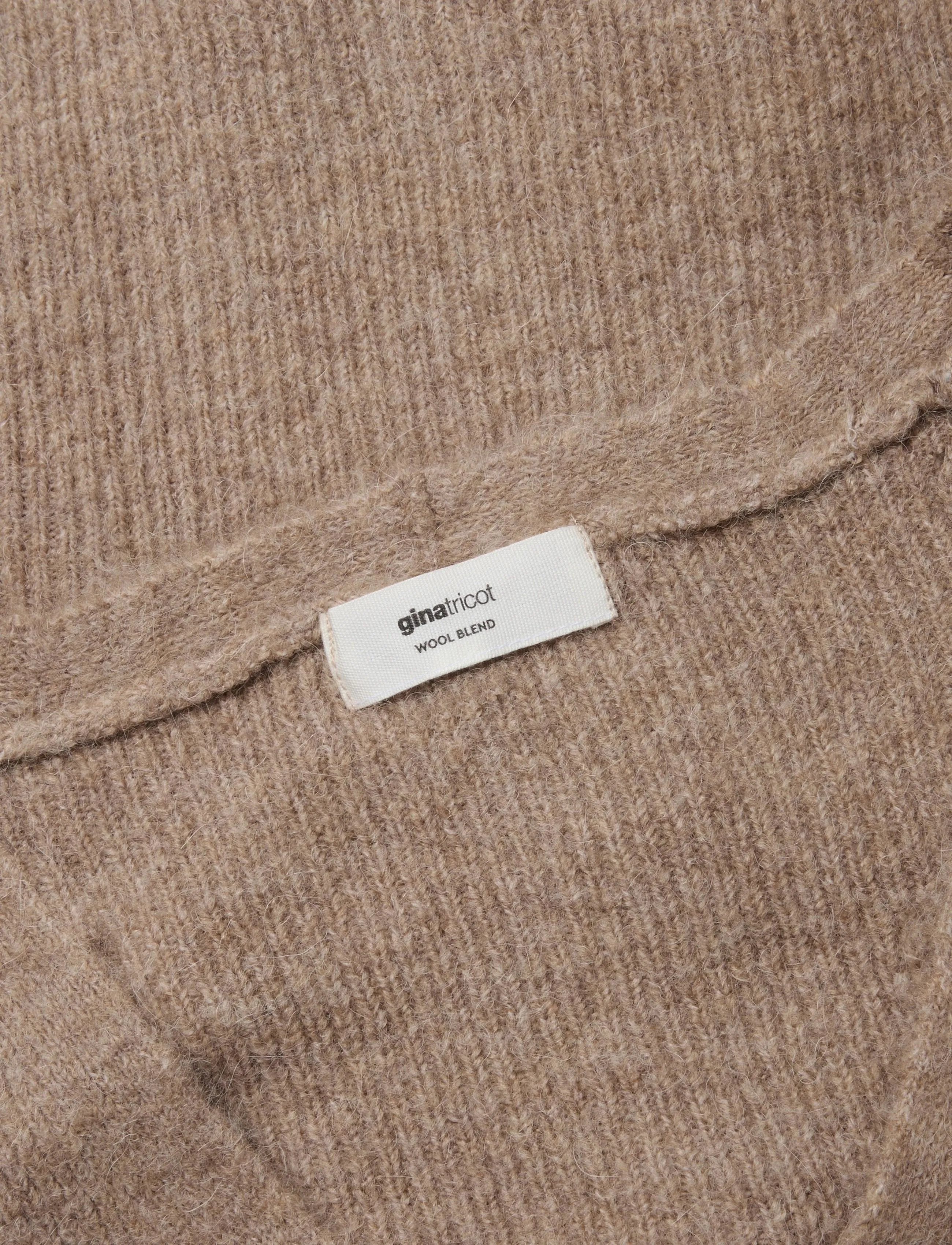 Gina Tricot - Knitted chunky cardigan - koftor - new camel (1538) - 2