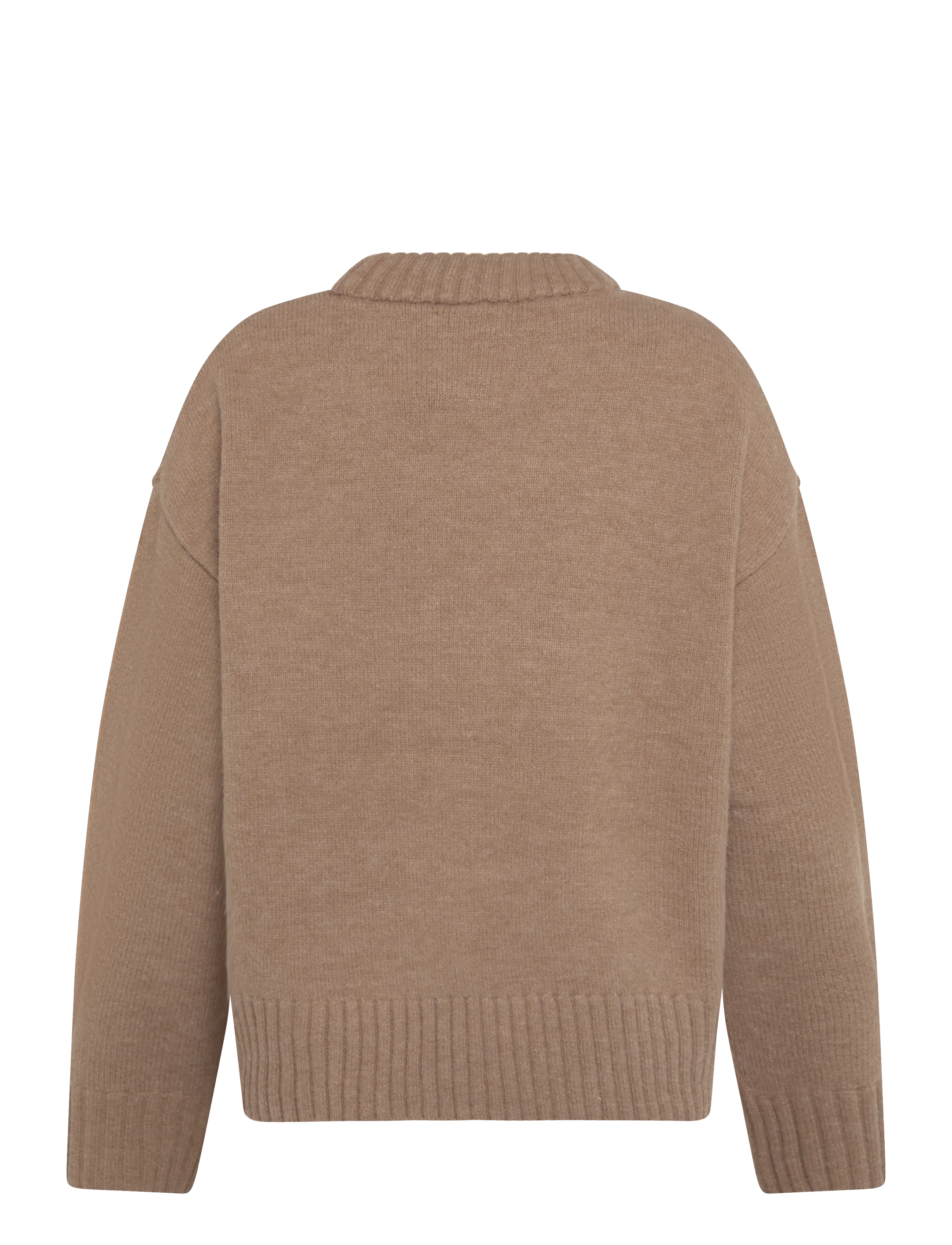 Gina Tricot - Crew neck knitted sweater - striktrøjer - new camel (1538) - 1