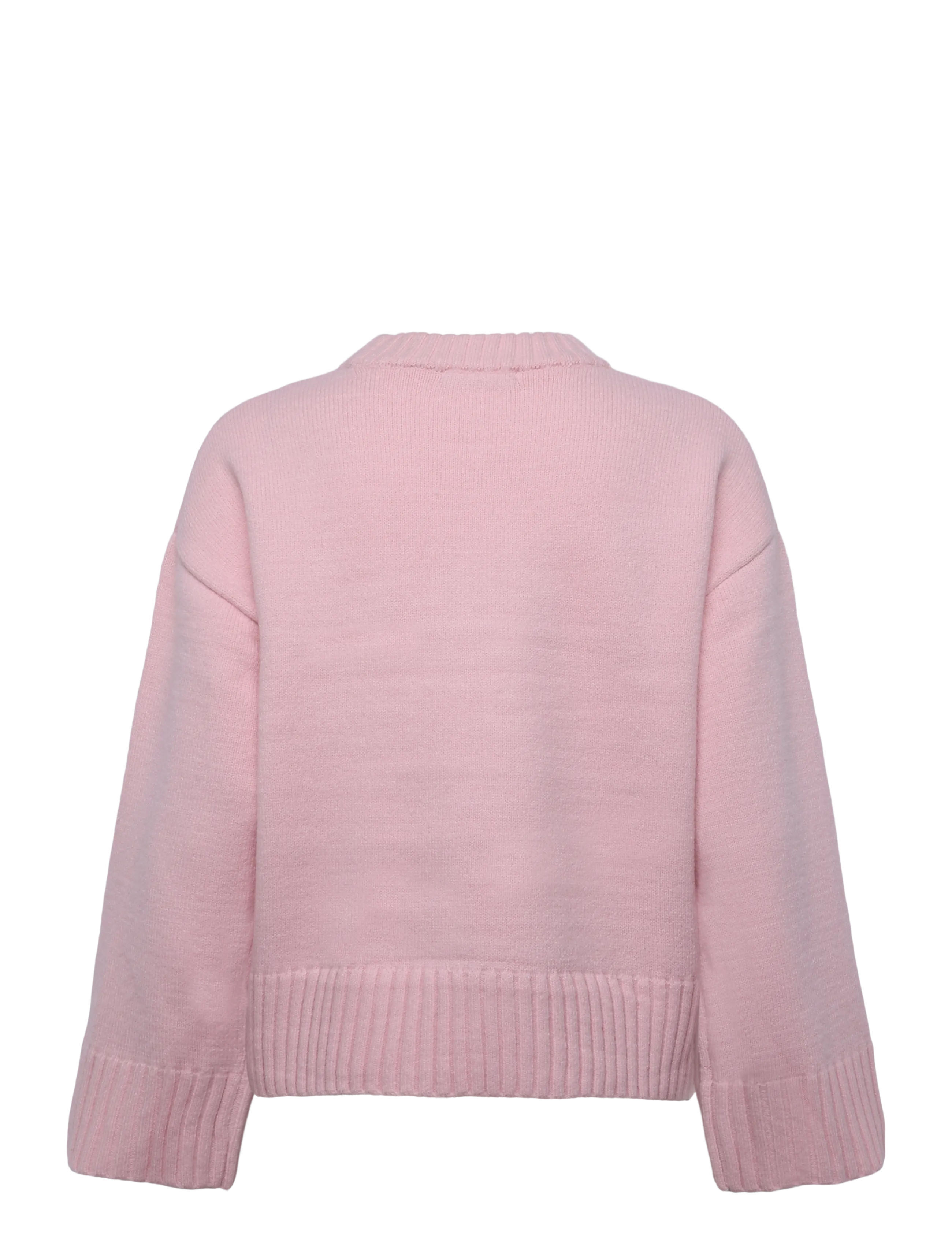 Gina Tricot - Crew neck knitted sweater - stickade tröjor - parfait pink (3800) - 1