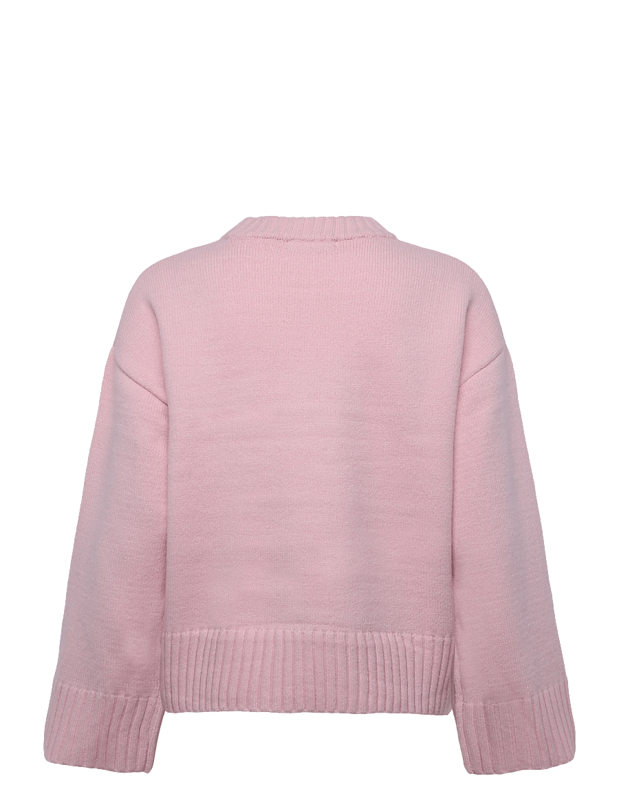 Gina Tricot - Crew neck knitted sweater - stickade tröjor - parfait pink (3800) - 1