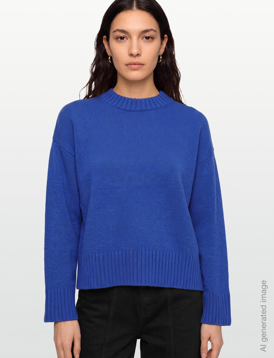 Gina Tricot - Crew neck knitted sweater - stickade tröjor - surf the web (5027) - 3