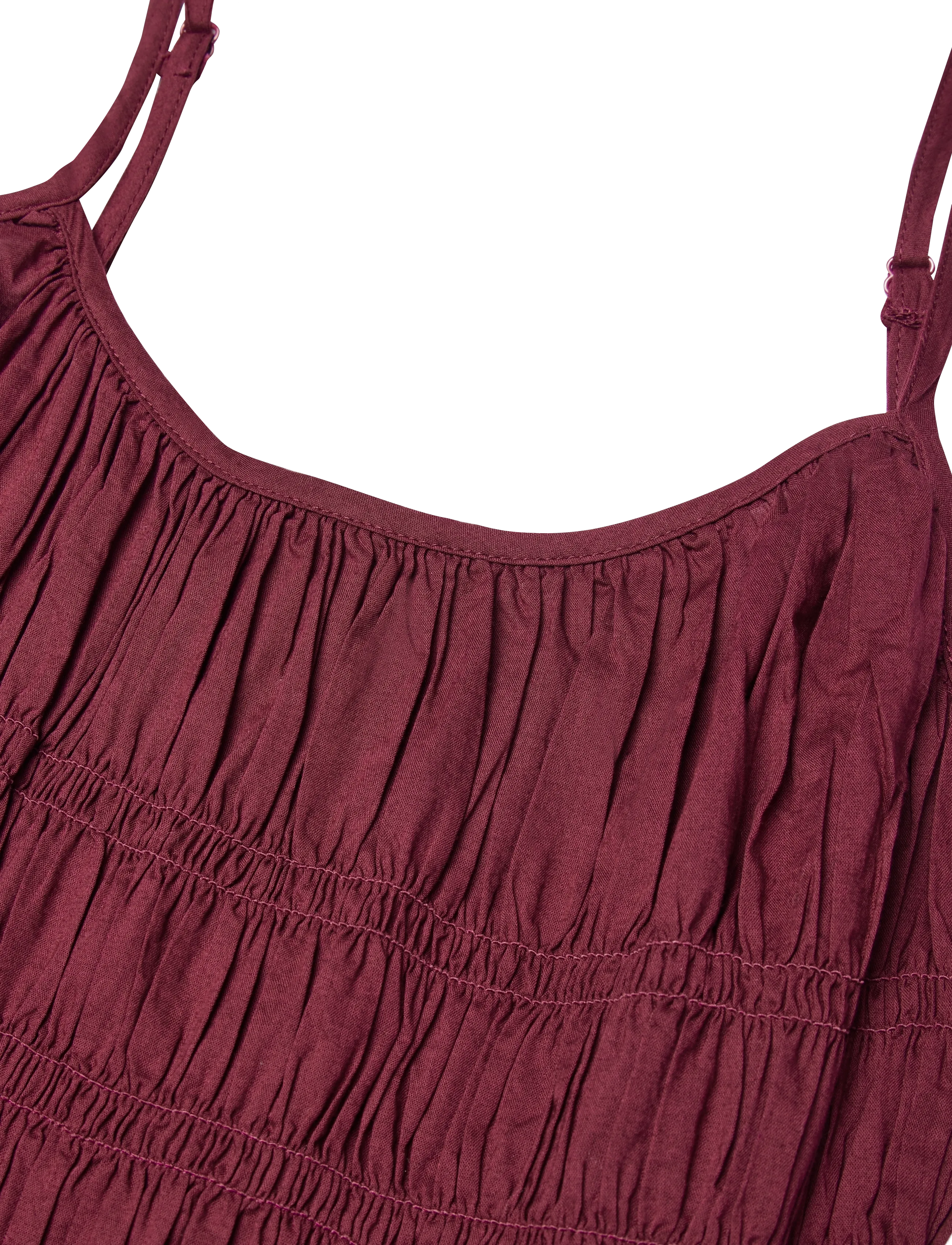 Gina Tricot - Smock dress - burgundy (4670) - 2