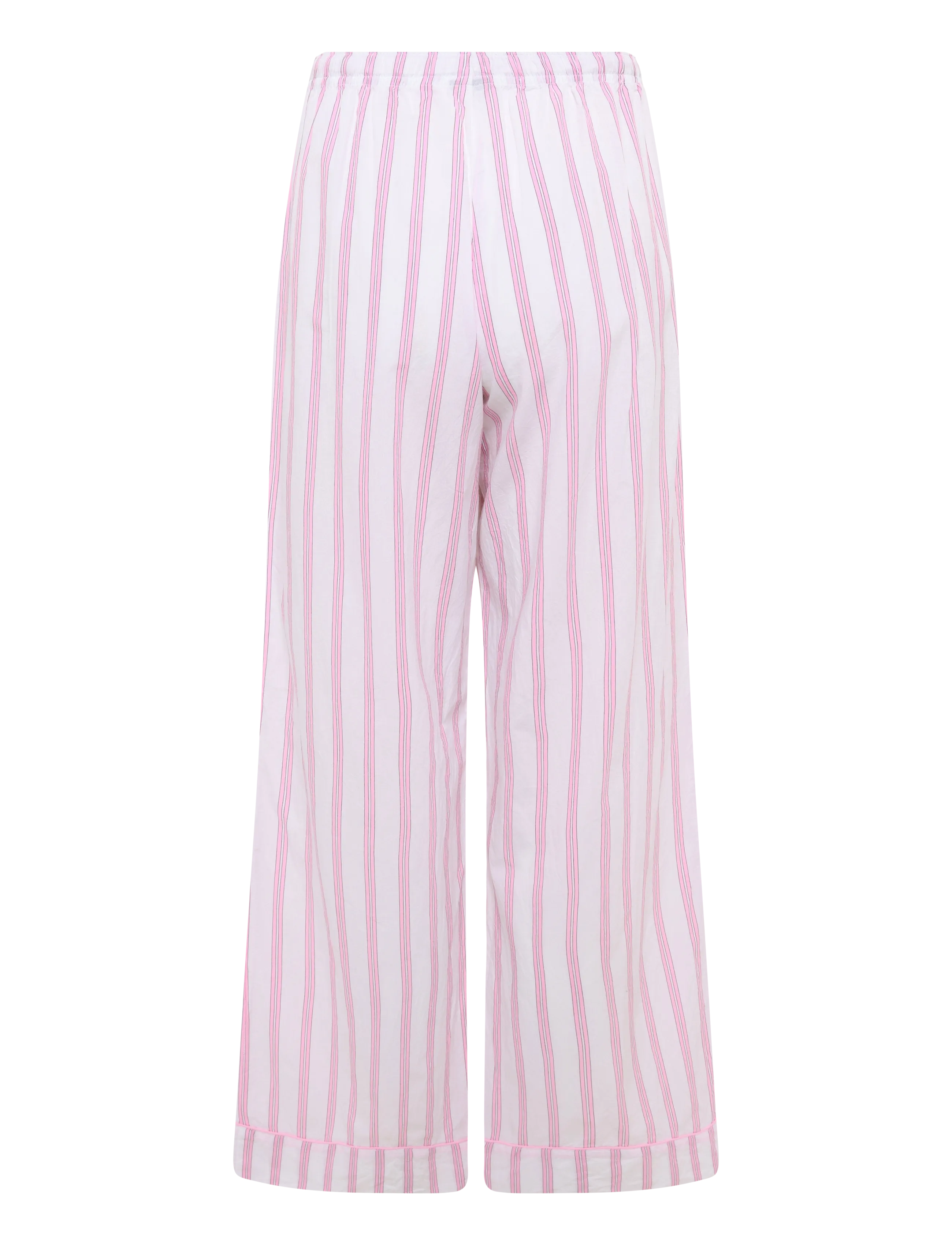 Gina Tricot - Poplin pyjamas trousers - pink stripe - 1