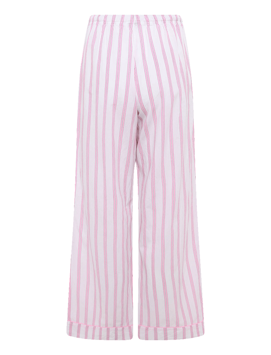 Gina Tricot - Poplin pyjamas trousers - pink stripe - 1