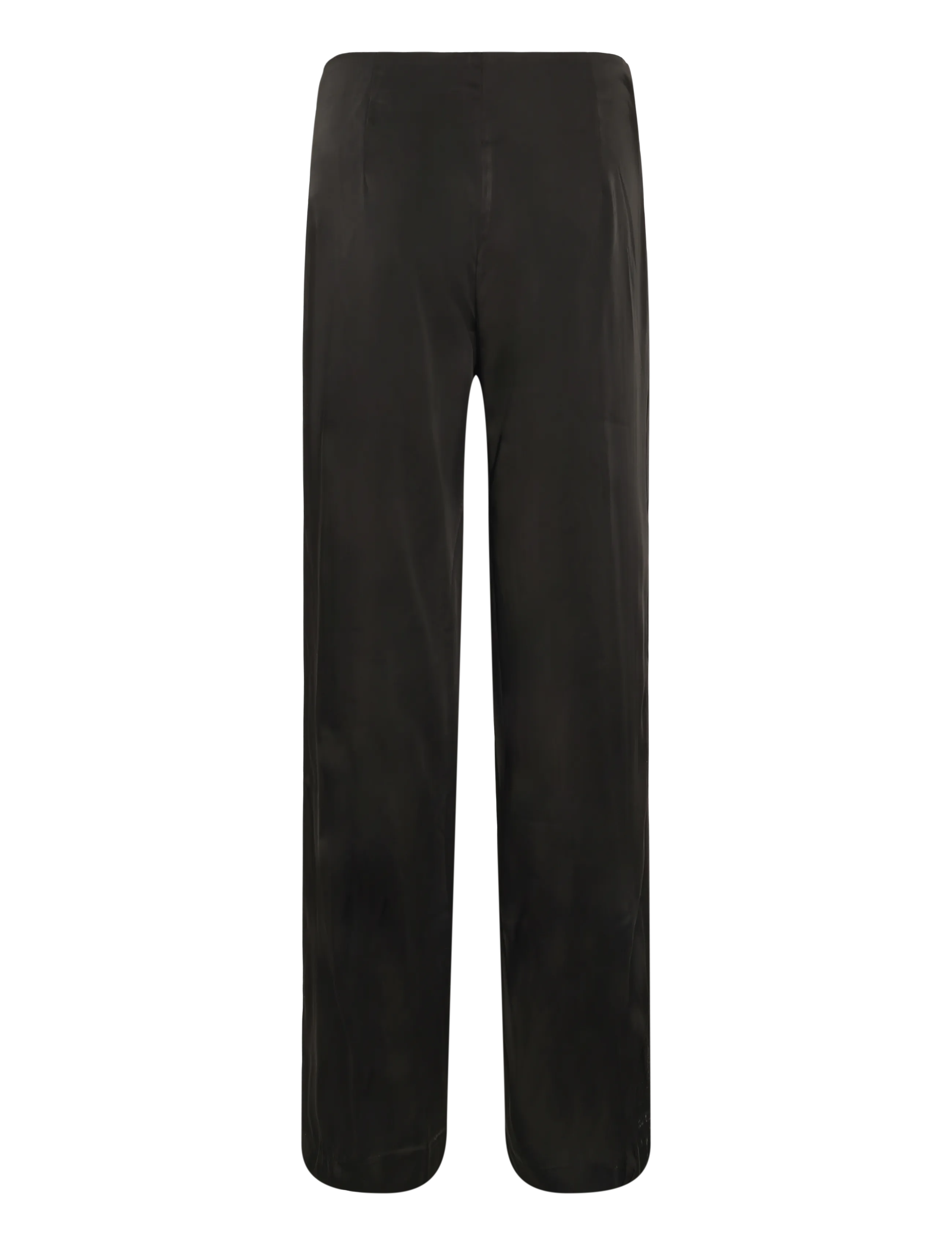 Gina Tricot - Satin trousers - bukser med lige ben - black (9000) - 1