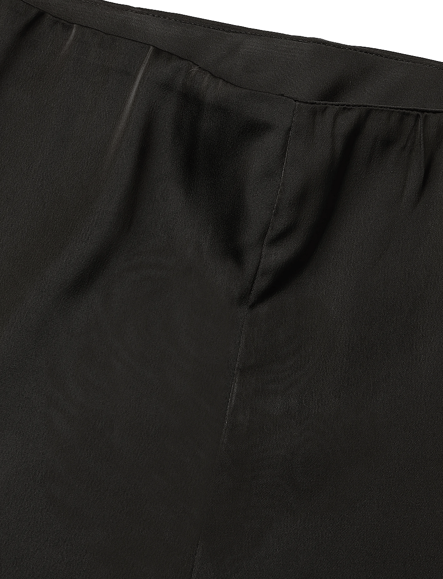 Gina Tricot - Satin trousers - bukser med lige ben - black (9000) - 2