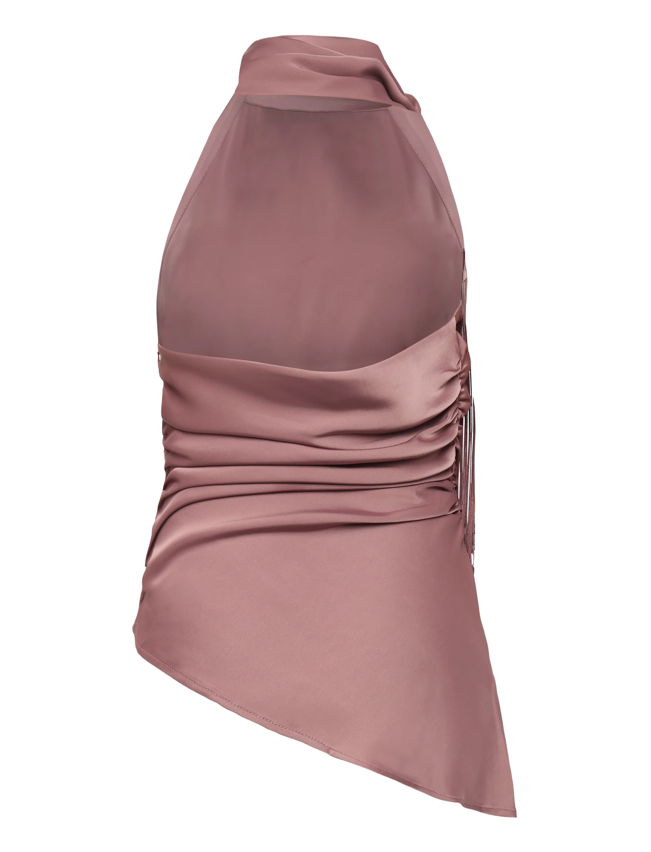 Gina Tricot Asymmetric Scarf Fringe Top toppar & linnen dam – bild 2