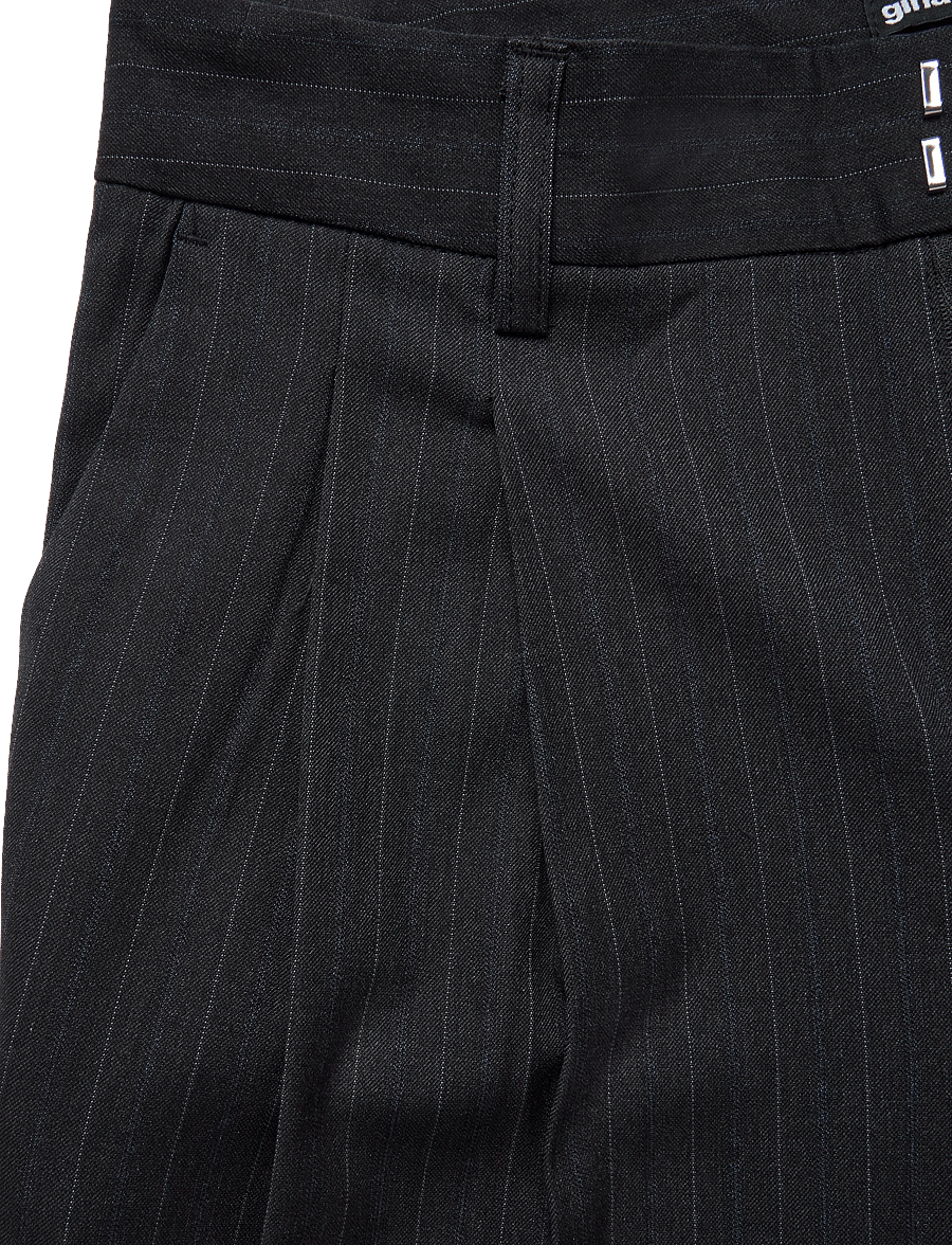 Gina Tricot - Edgy full length pleated pants - habitbukser - grey stripe (6513) - 3