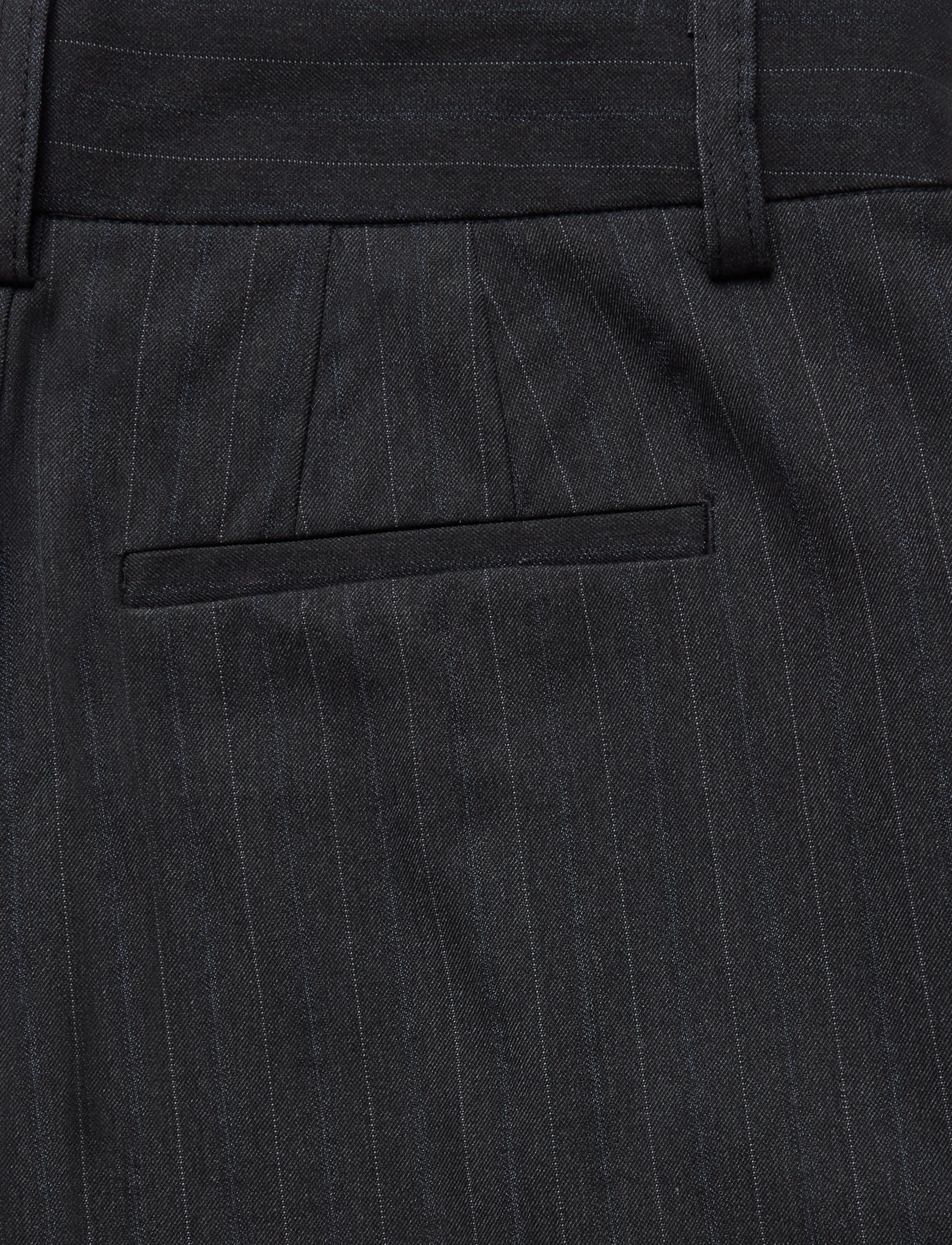 Gina Tricot - Edgy full length pleated pants - kostymbyxor - grey stripe (6513) - 4