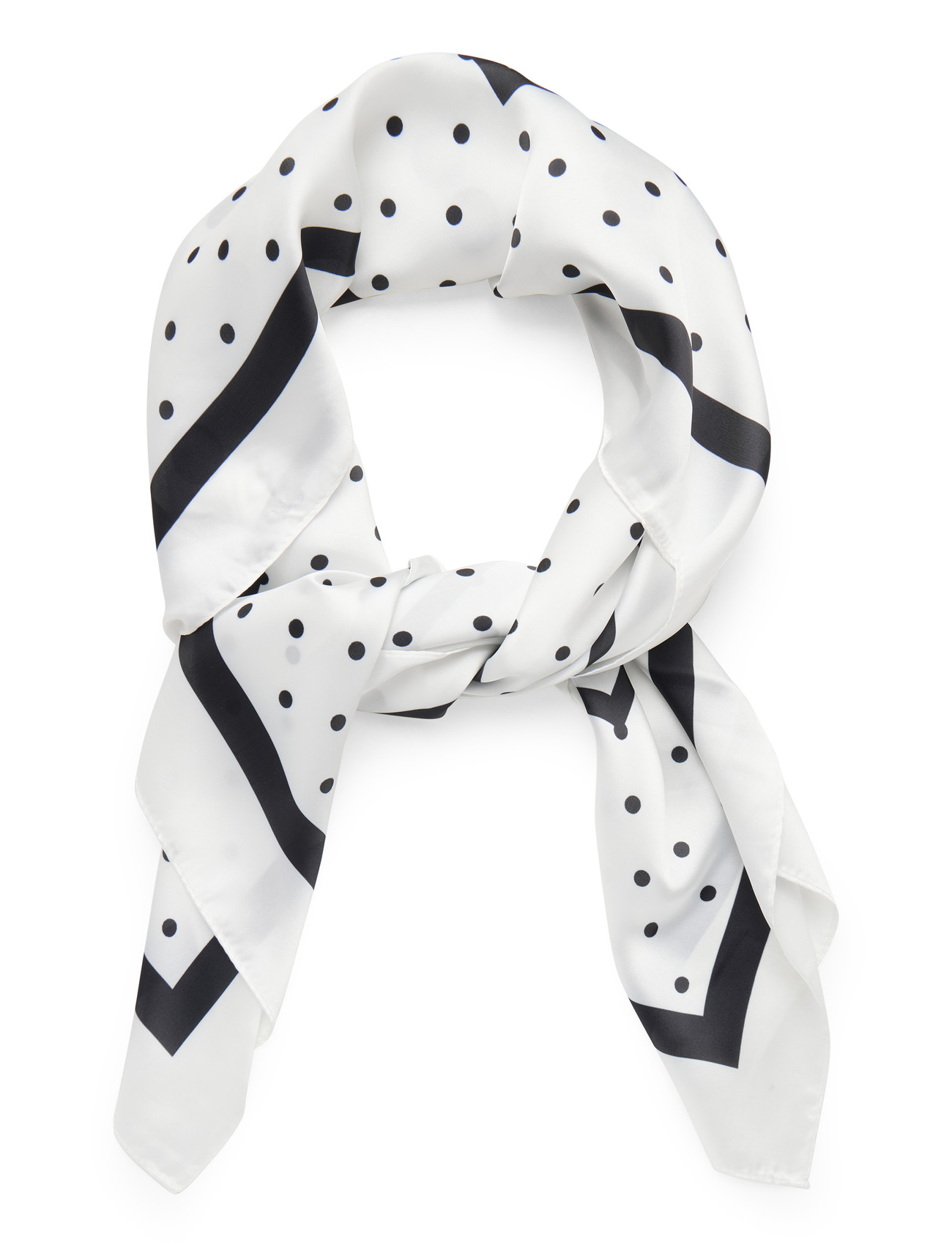 Gina Tricot - Satin scarf - tynde tørklæder - dot print (1039) - 0