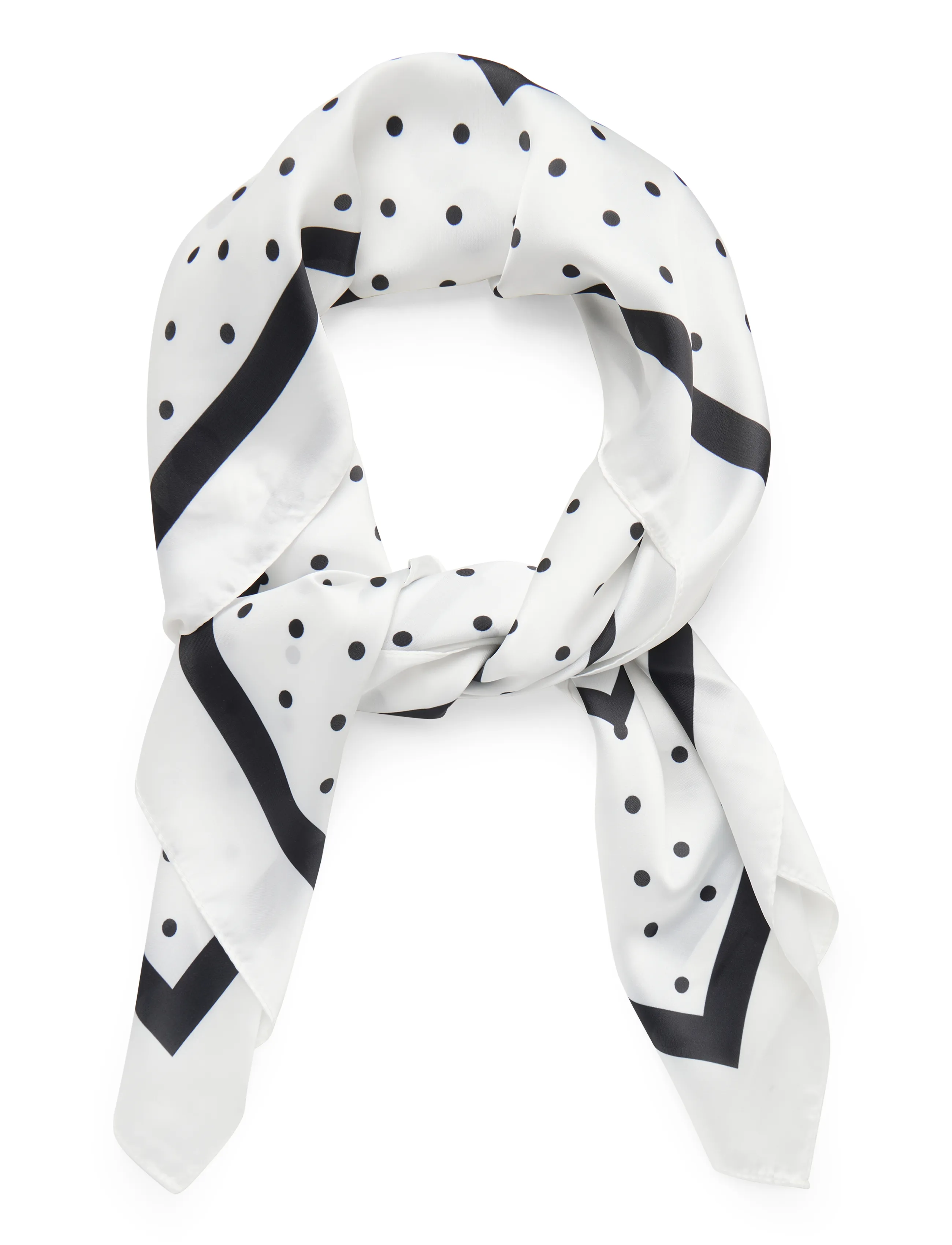 Gina Tricot - Satin scarf - sjalar - dot print (1039) - 0