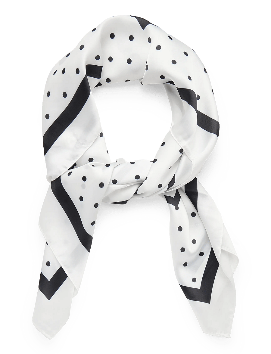 Gina Tricot - Satin scarf - modetrends - dot print (1039) - 0