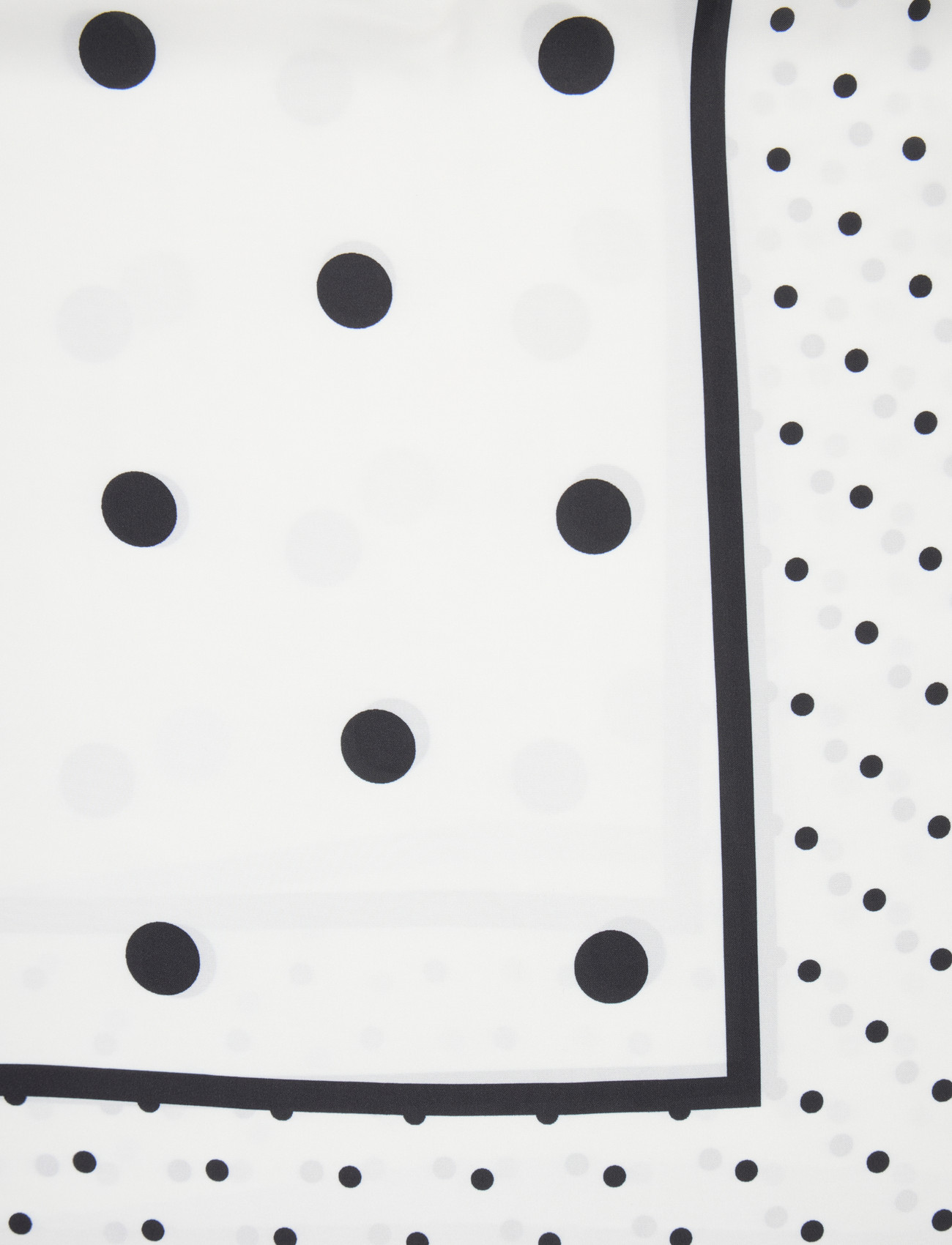 Gina Tricot - Satin scarf - tynde tørklæder - dot print (1039) - 2