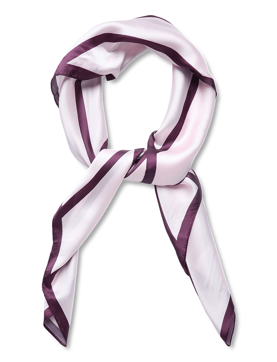 Gina Tricot - Satin scarf - tynde tørklæder - pink stripe - 0