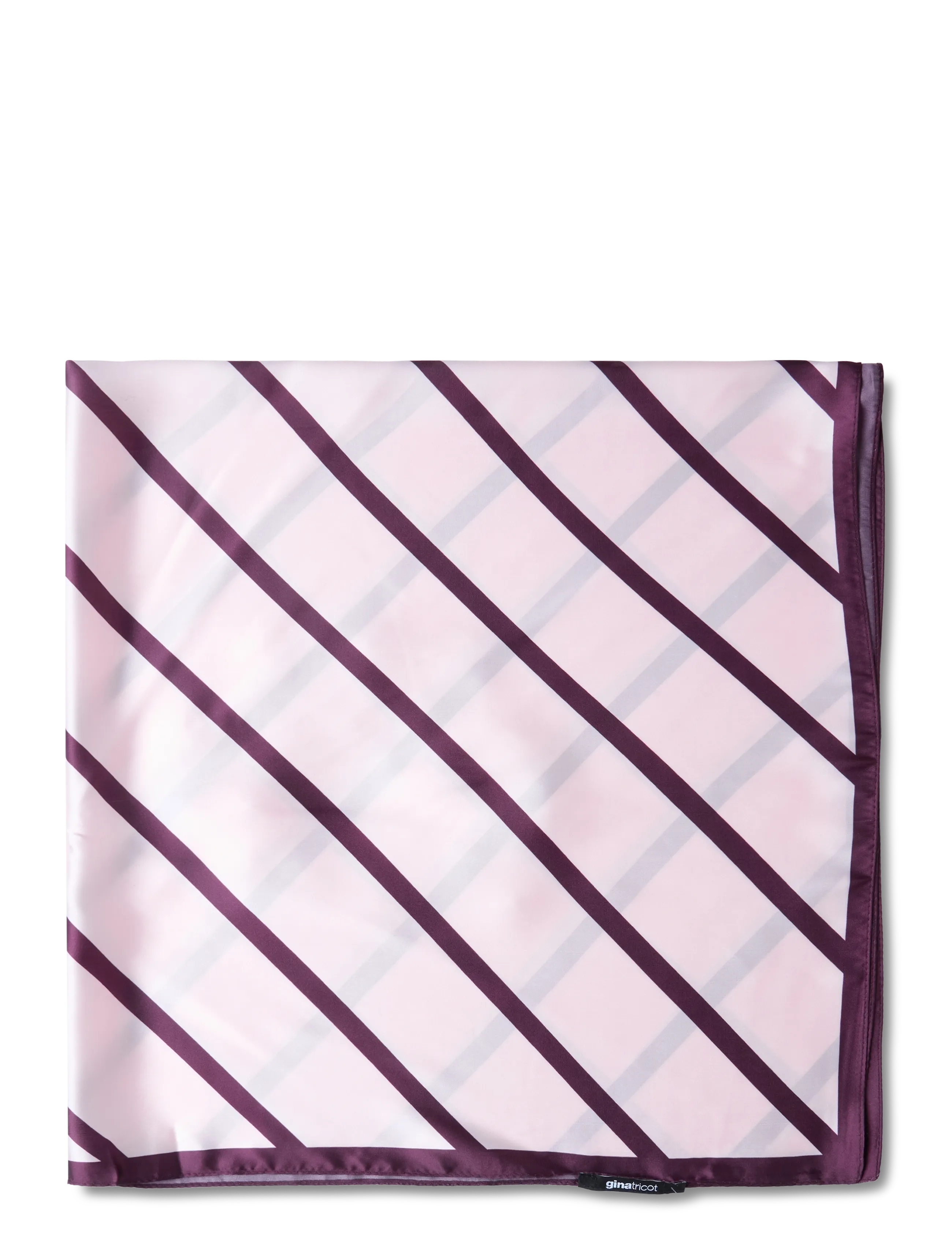 Gina Tricot - Satin scarf - tynde tørklæder - pink stripe - 1