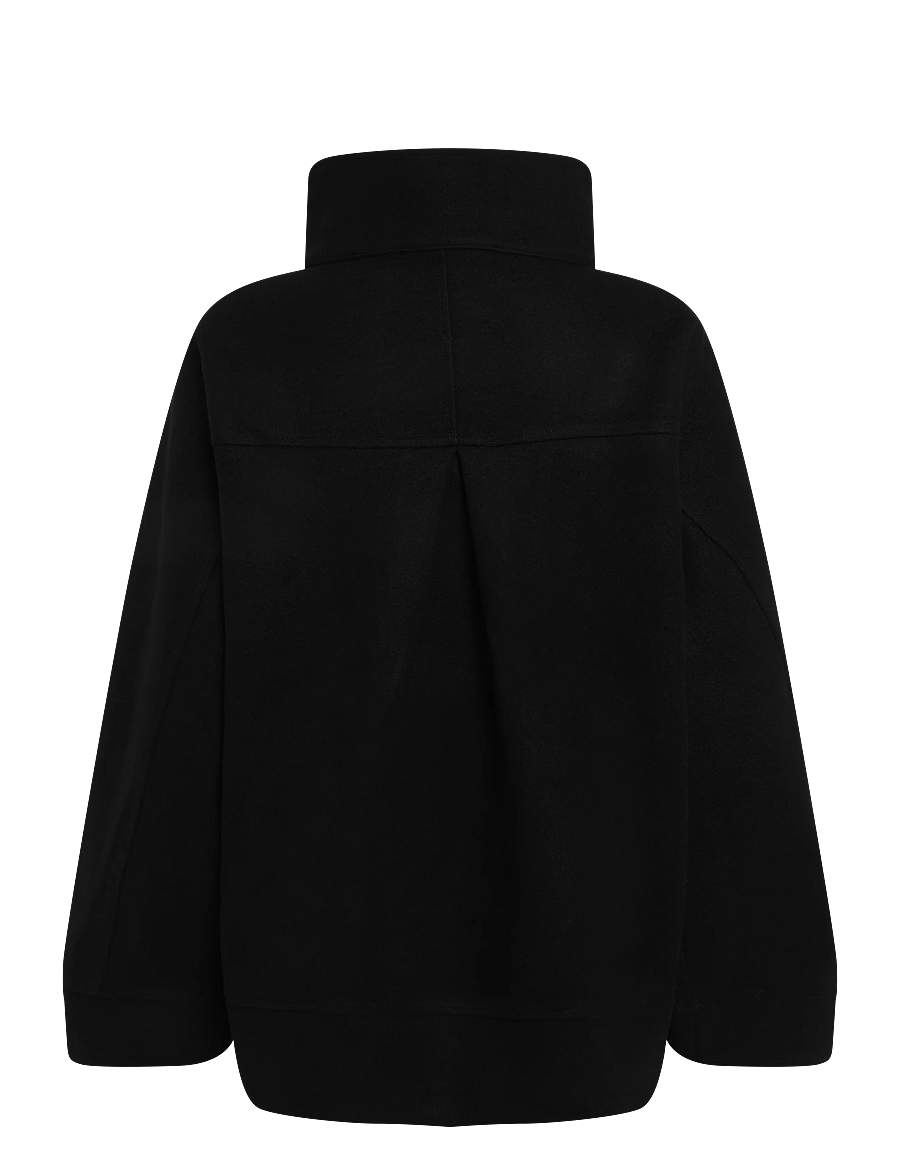 Gina Tricot - Funnel neck jacket - Õhukesed jakid - black (9000) - 1