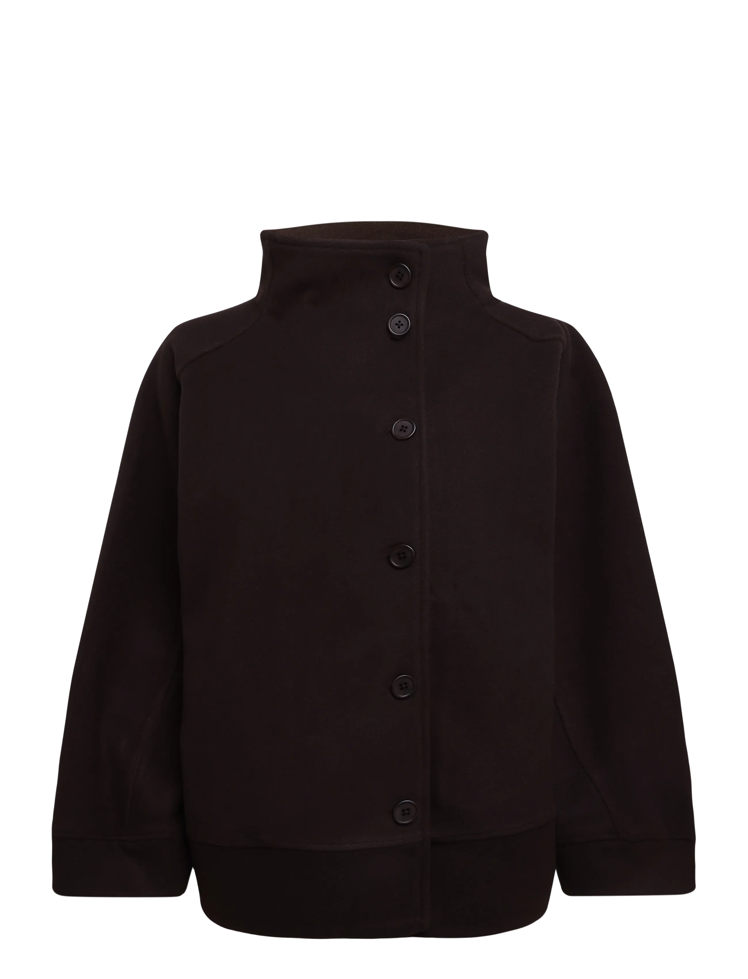 Gina Tricot Funnel neck jacket - Young - MOLE (7382) / brown
