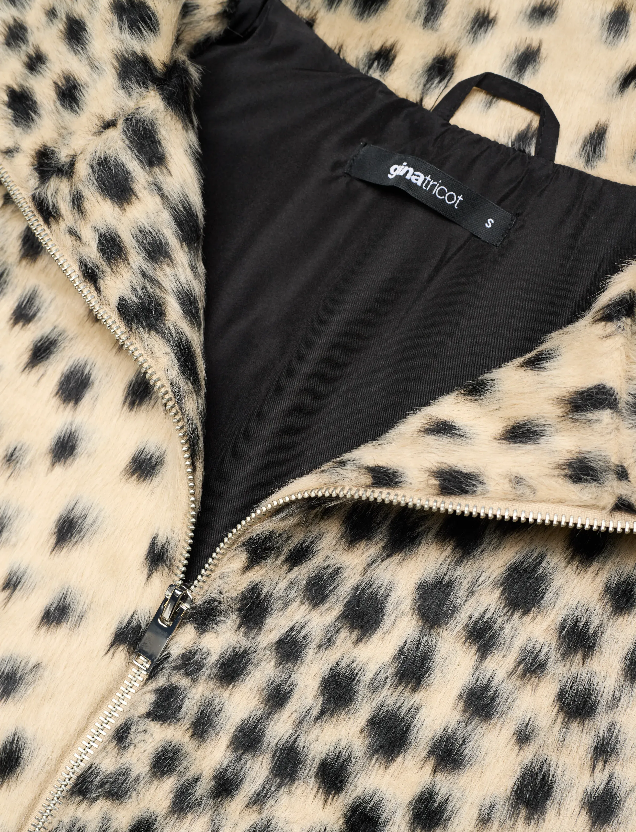 Gina Tricot - Faux fur high neck jacket - cheetah - 2