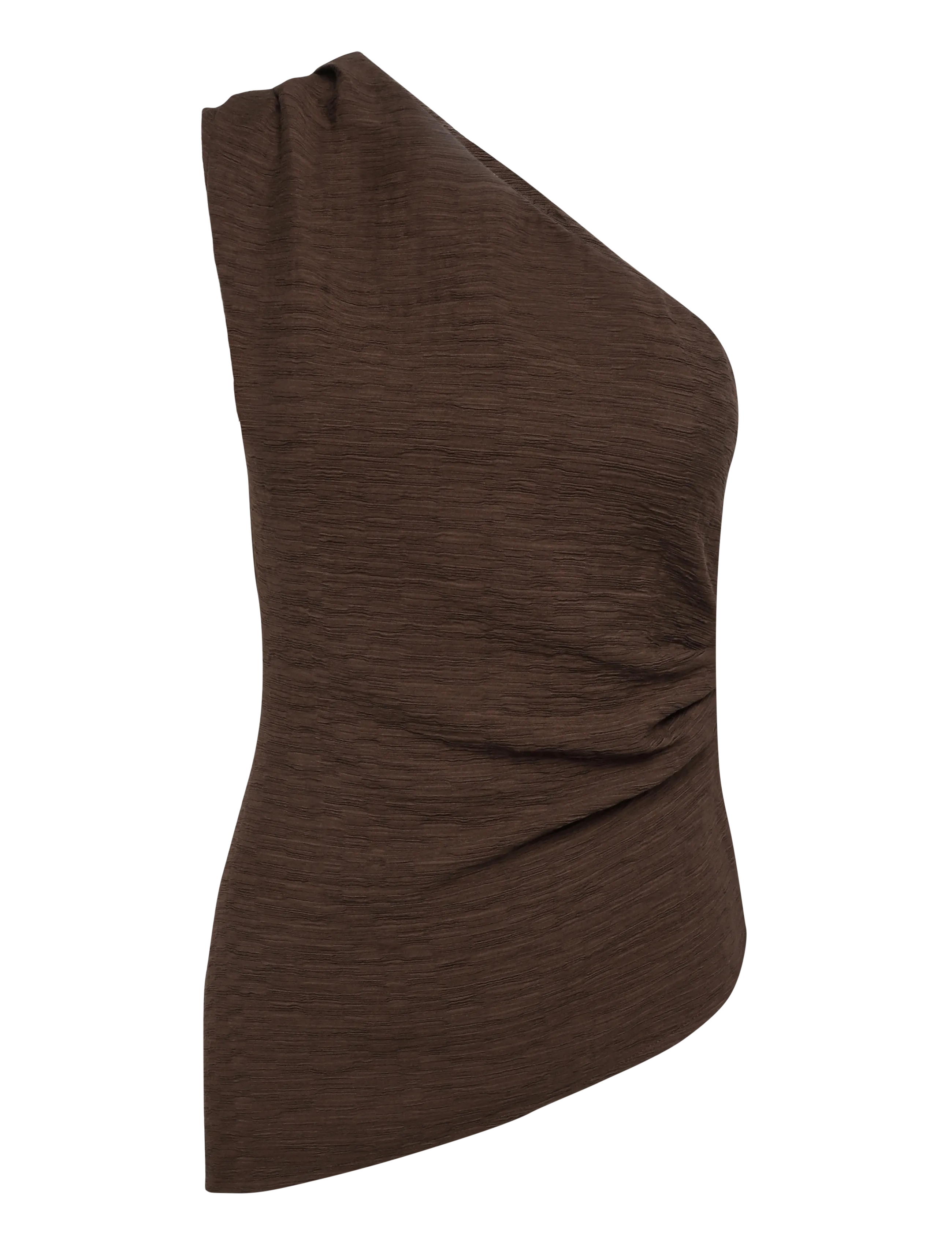 Gina Tricot One shoulder top - T-shirts & Toppe - BROWN / brown