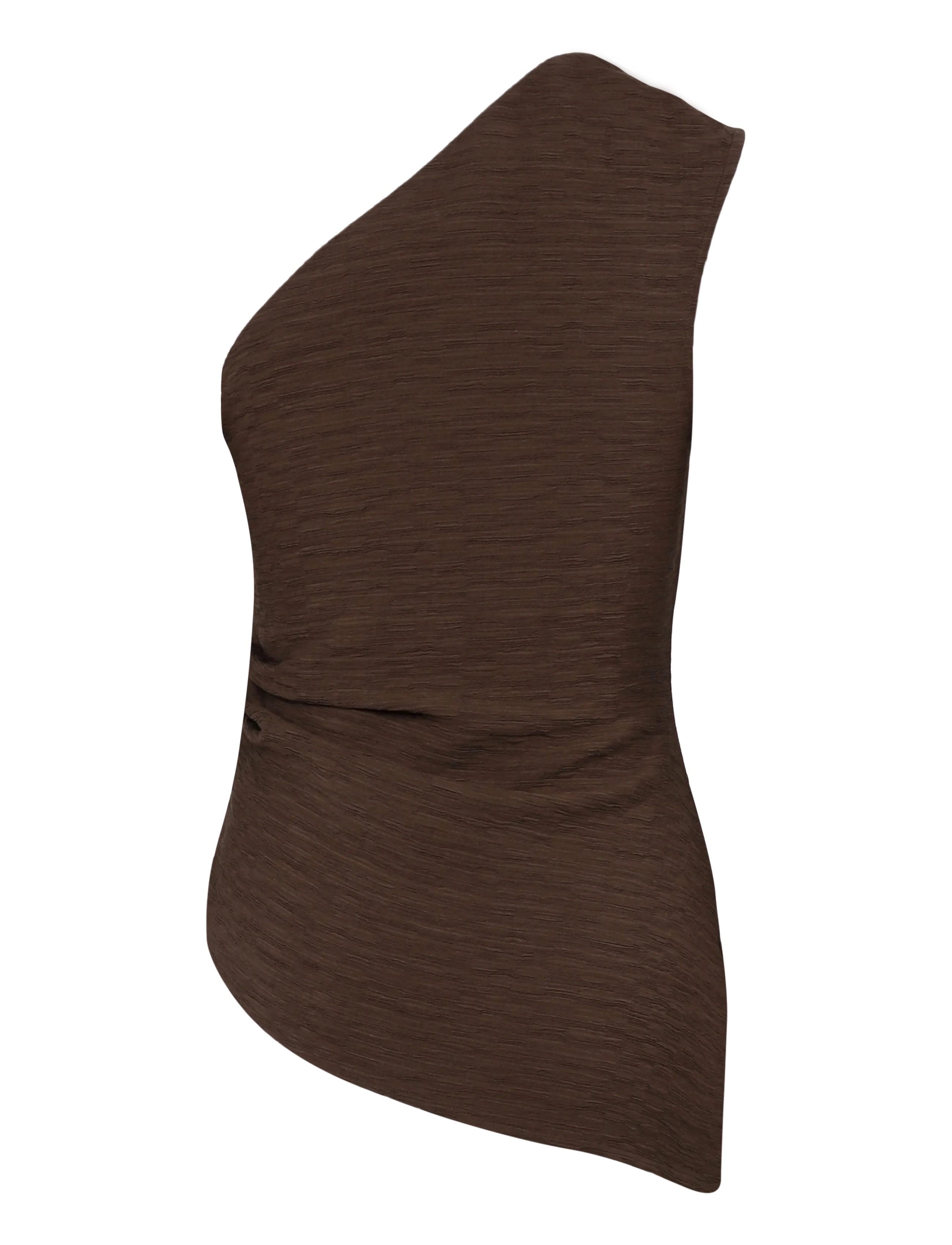 Gina Tricot - One shoulder top - tanktops - brown - 1