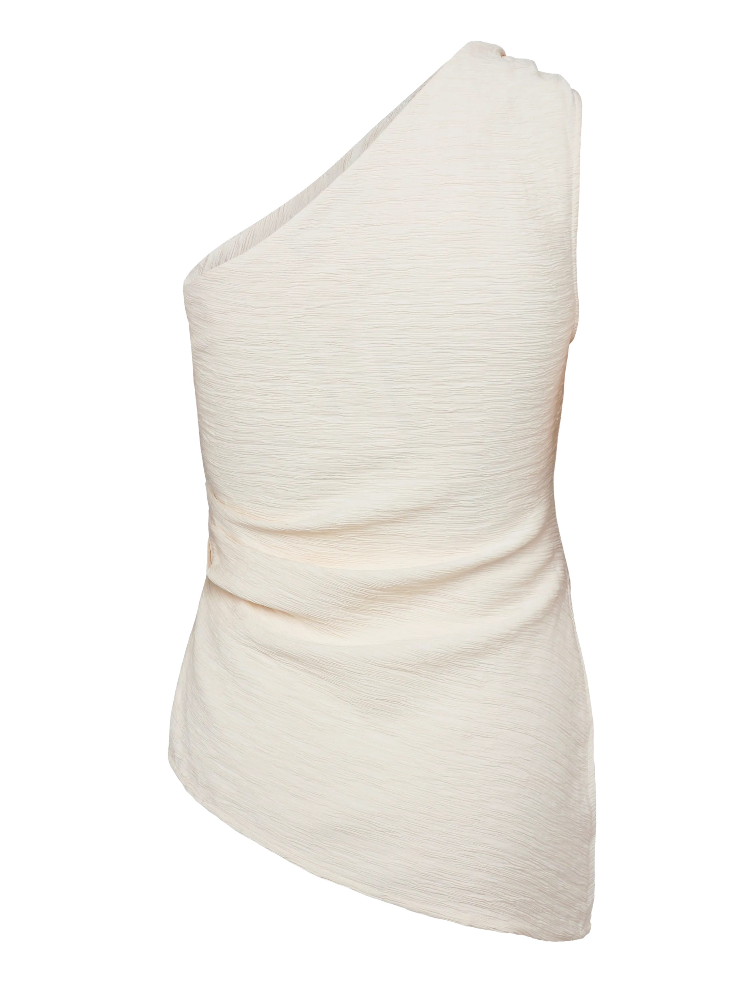 Gina Tricot - One shoulder top - linnen - creme (1263) - 1