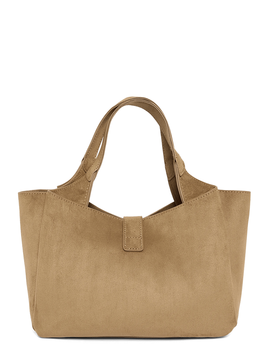 Gina Tricot - Midi detail bag - tote bags - light brown (7053) - 1