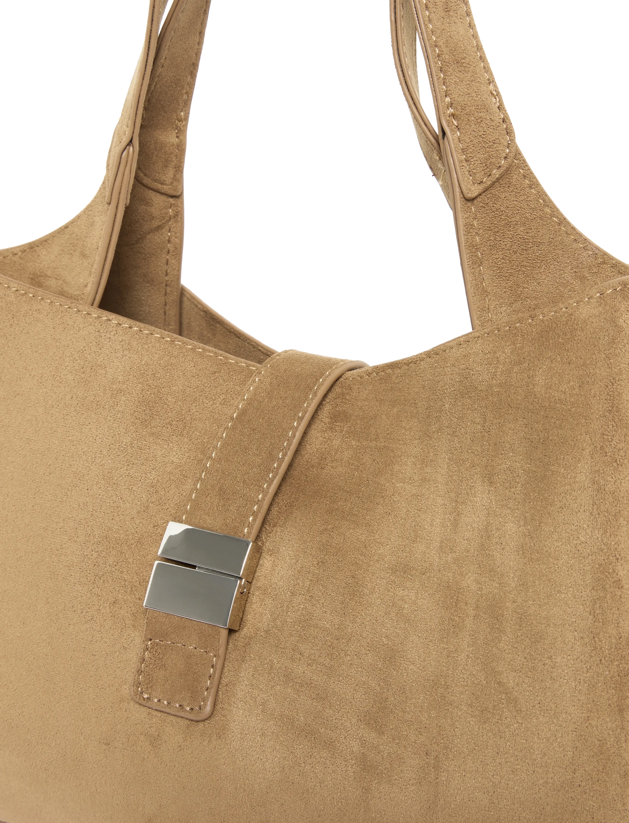 Gina Tricot - Midi detail bag - light brown (7053) - 2