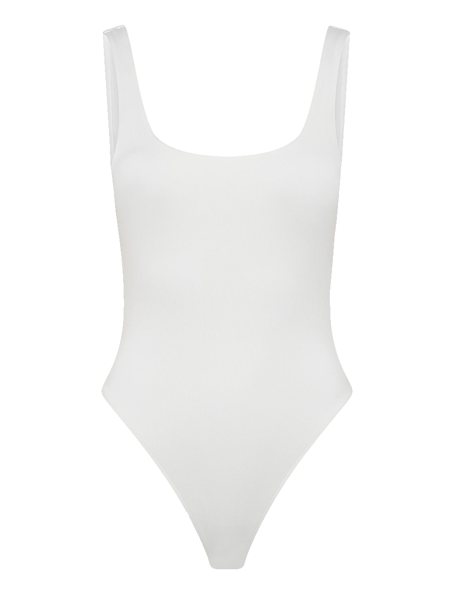 Gina Tricot - Square neck body - bodies - offwhite - 0
