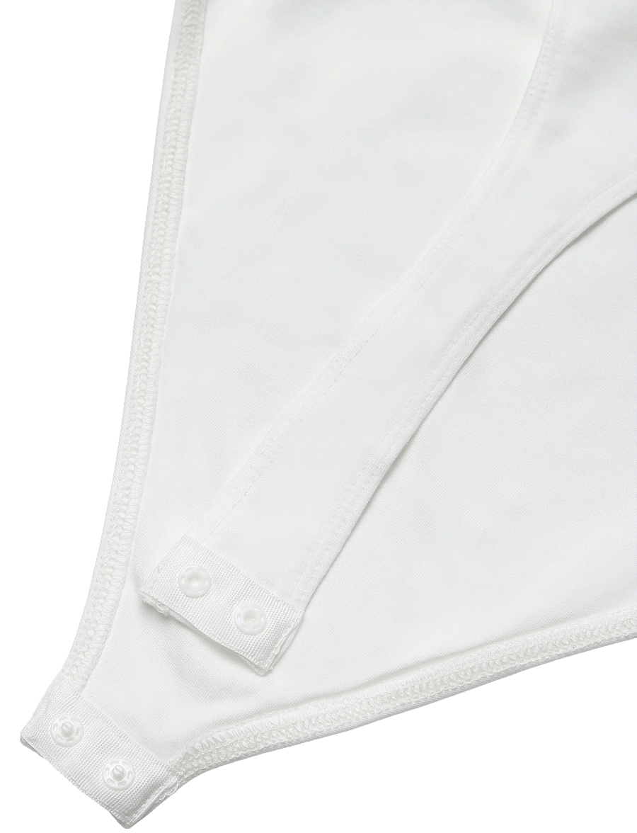 Gina Tricot - Square neck body - bodies - offwhite - 3