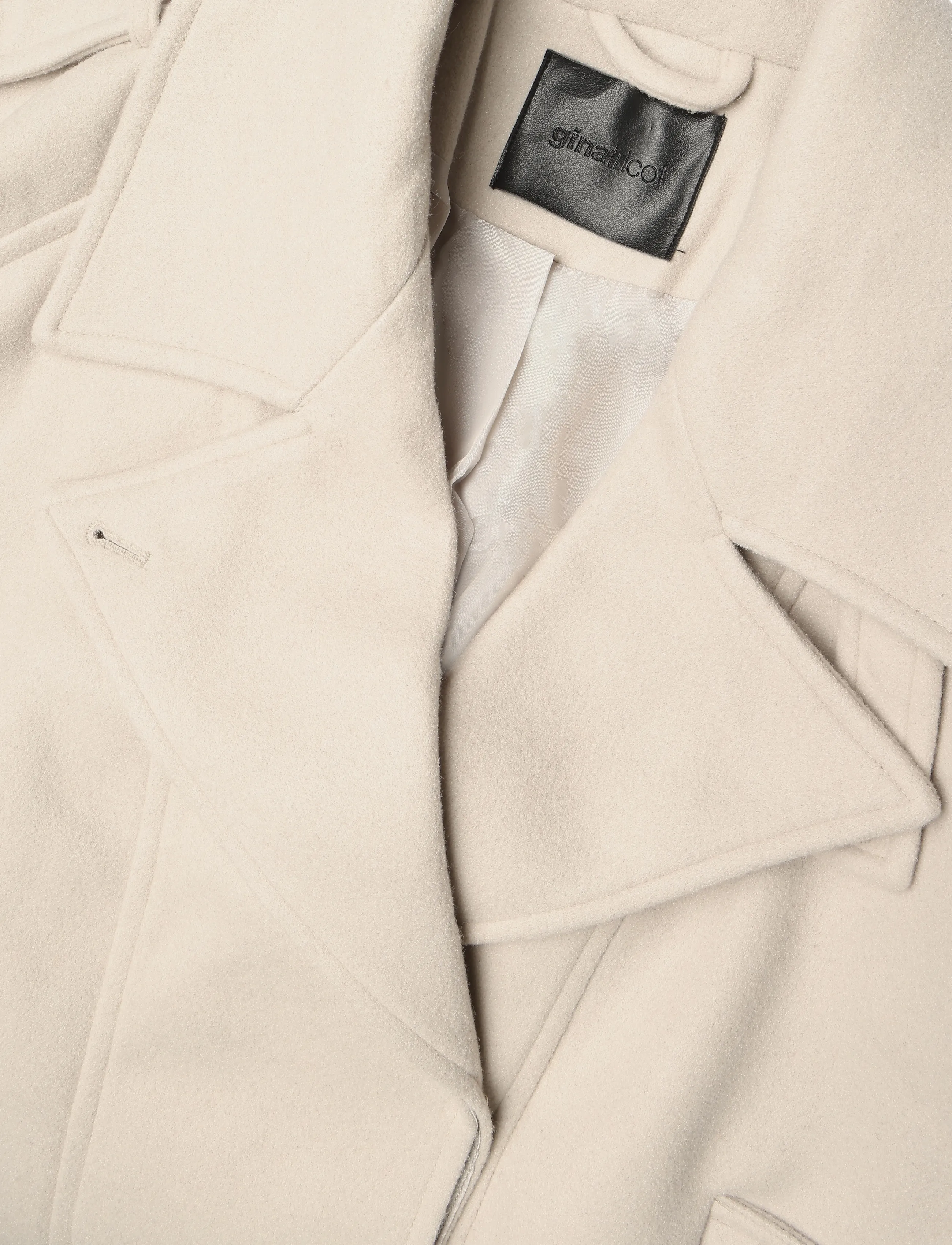Gina Tricot - Wool blend jacket - wool jackets - creme (1263) - 2