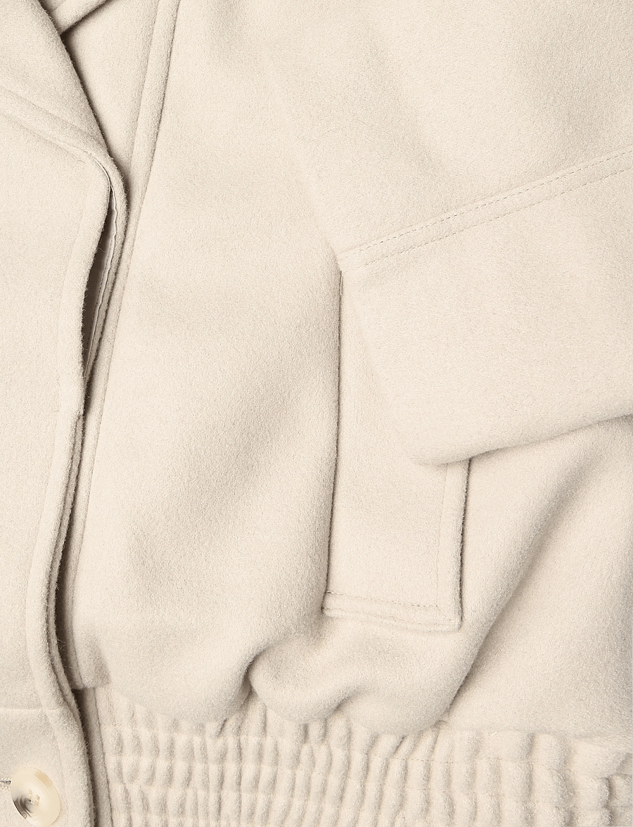 Gina Tricot - Wool blend jacket - wool jackets - creme (1263) - 3