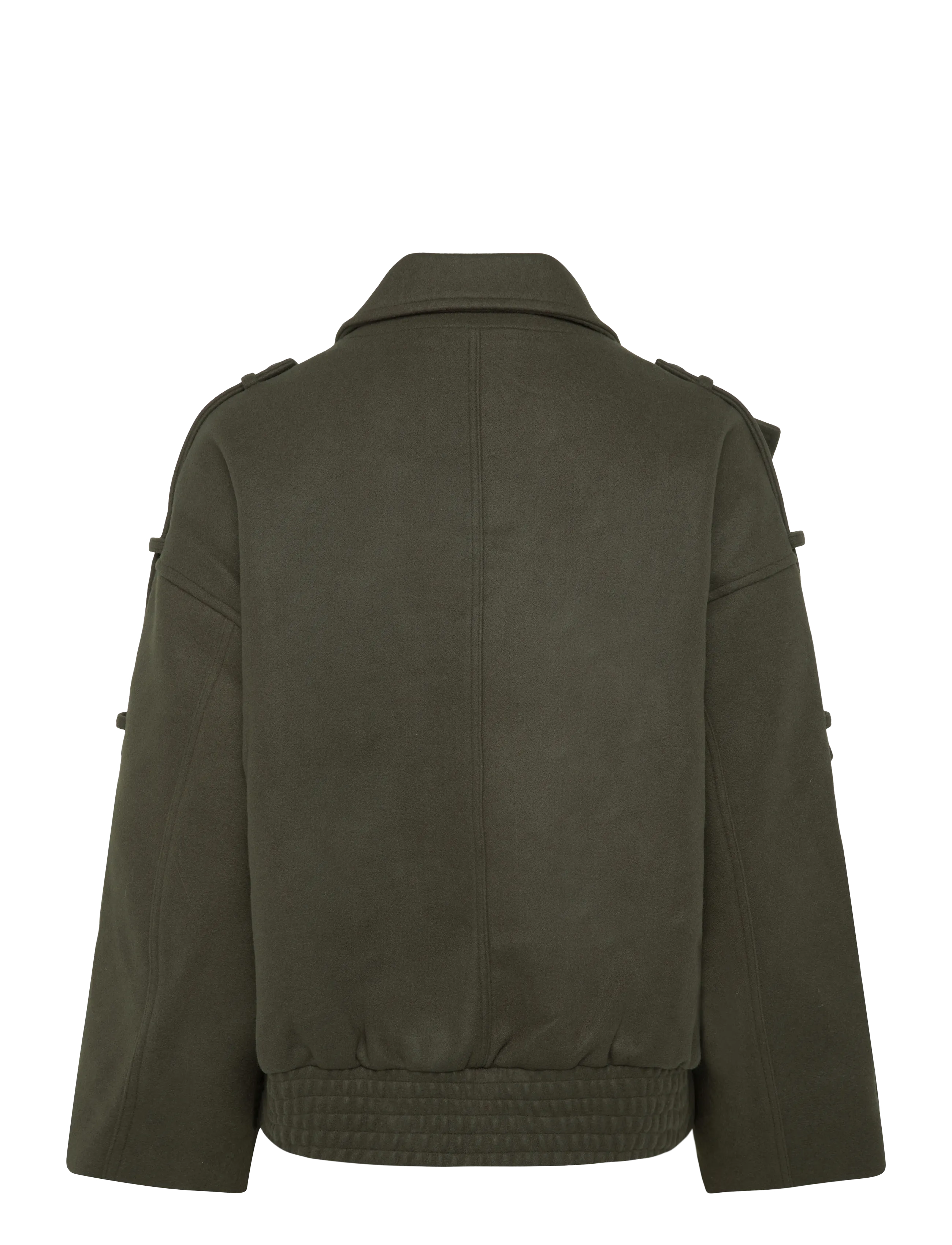 Gina Tricot - Wool blend jacket - ulljackor - dk green (6860) - 1