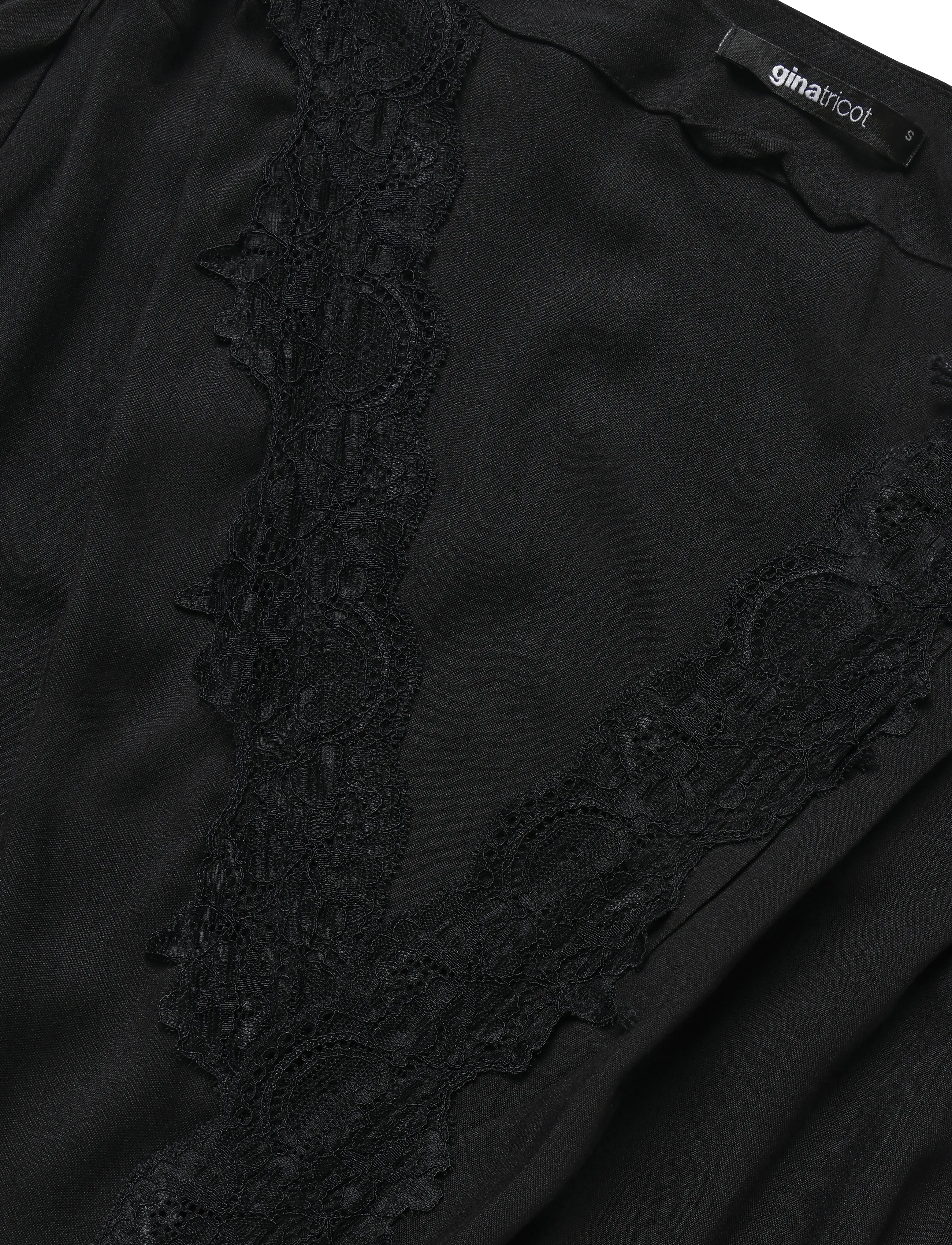 Gina Tricot - Lace loungewear robe - morgonrockar - black (9000) - 2