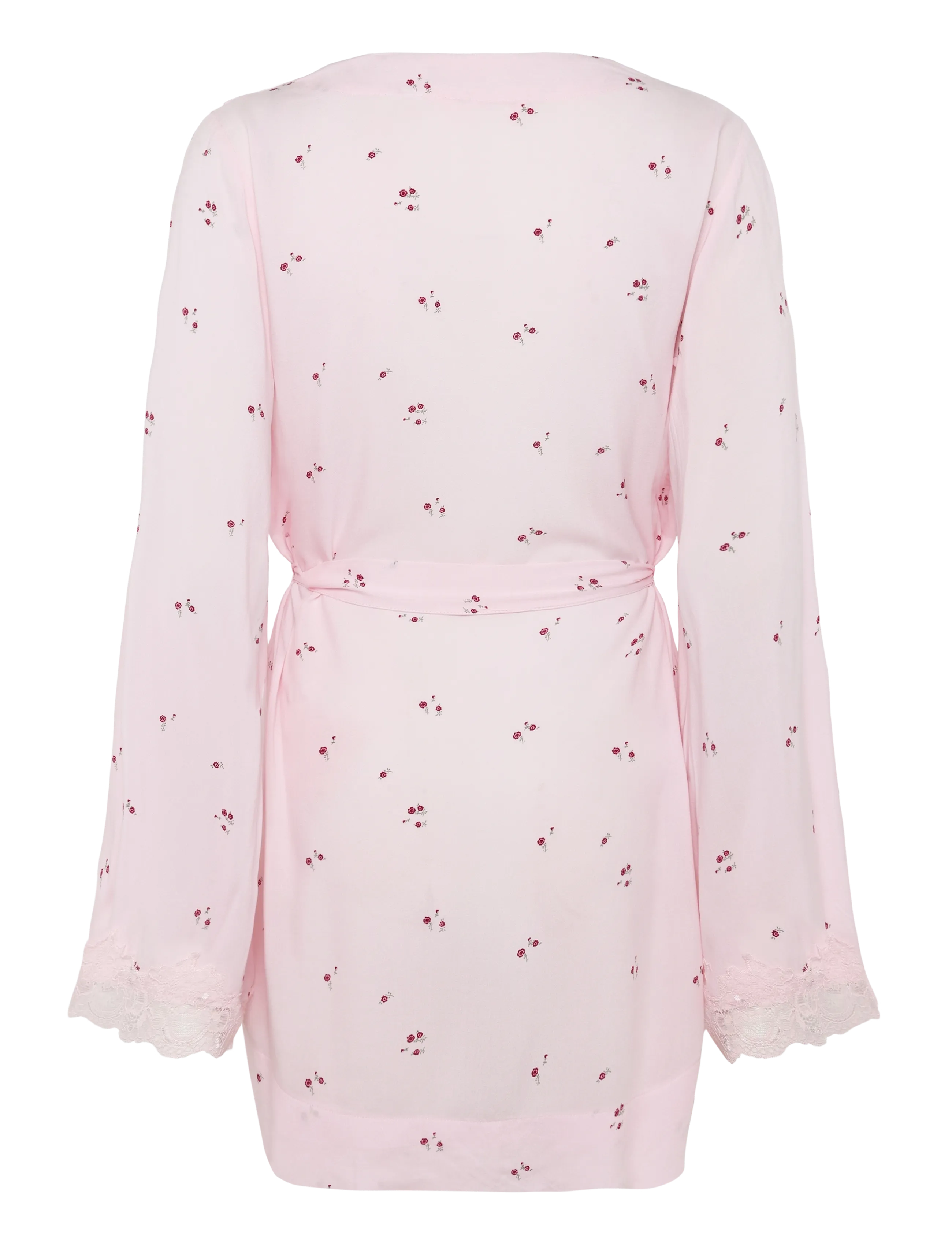 Gina Tricot - Lace loungewear robe - morgenkåber - mini flower aop (9275) - 1
