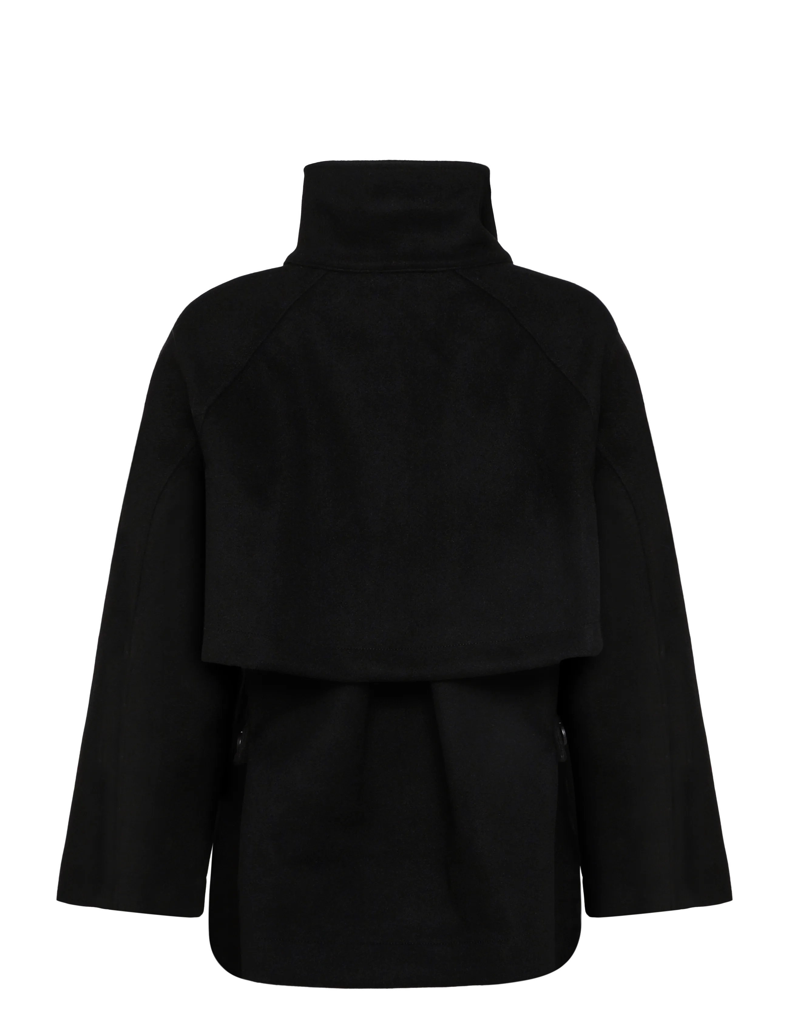 Gina Tricot - Wide sleeve felt jacket - lette frakker - black (9000) - 1