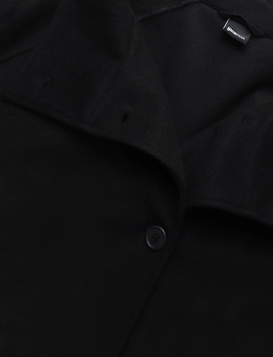 Gina Tricot - Wide sleeve felt jacket - lette frakker - black (9000) - 2
