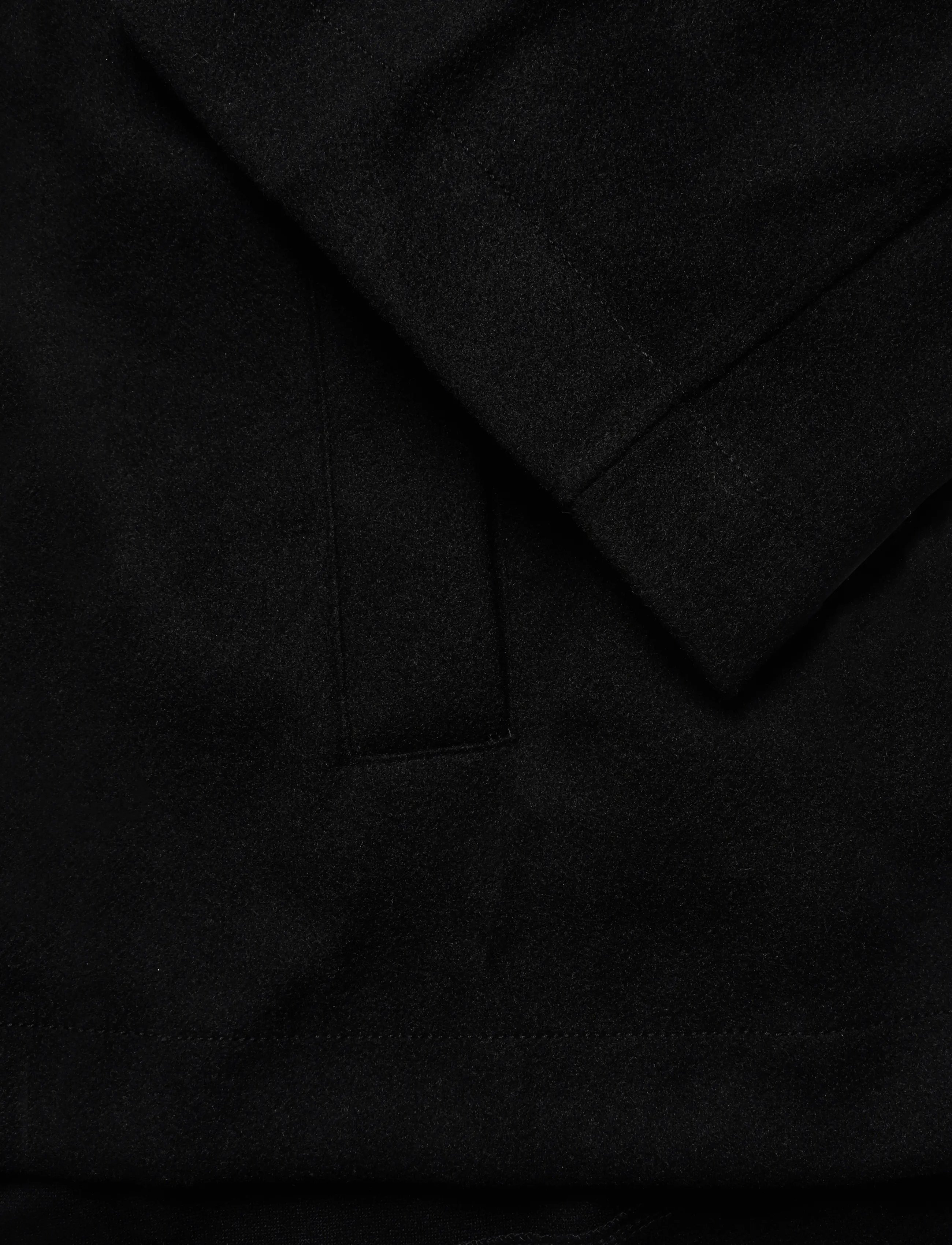 Gina Tricot - Wide sleeve felt jacket - lette frakker - black (9000) - 3